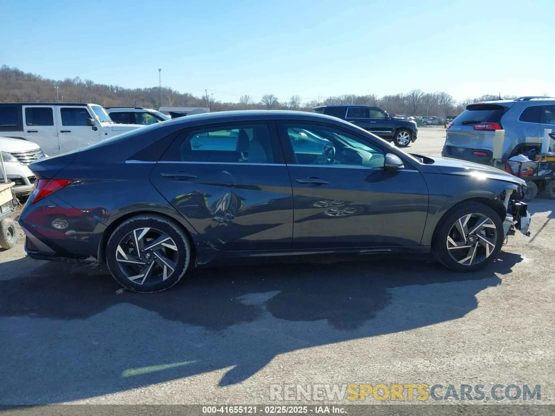 14 fotografías del automóvil dañado KMHLN4DJ9RU104111 HYUNDAI ELANTRA HYBRID 2024