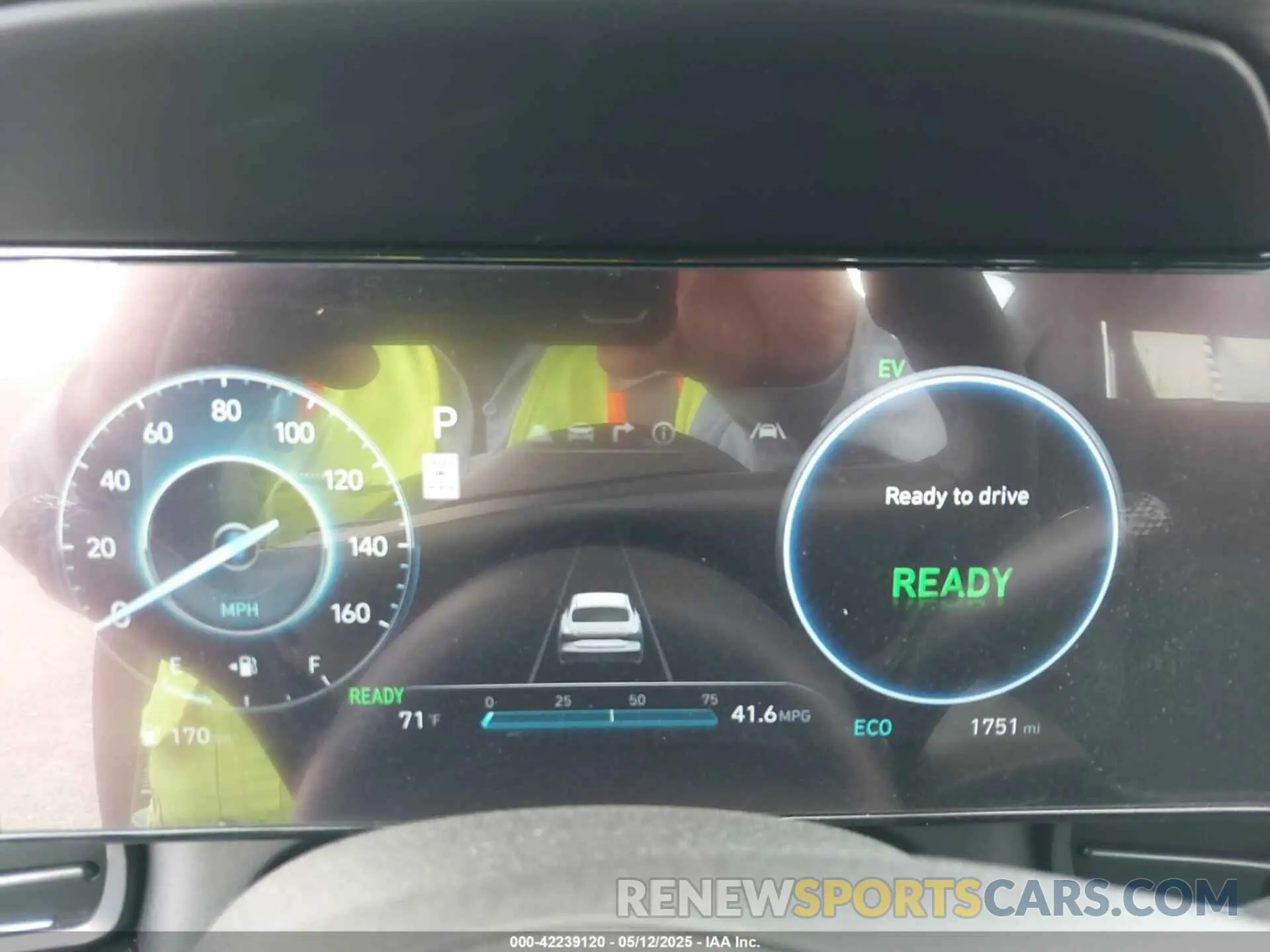 7 fotografías del automóvil dañado KMHLM4DJ5SU126356 HYUNDAI ELANTRA HYBRID 2025