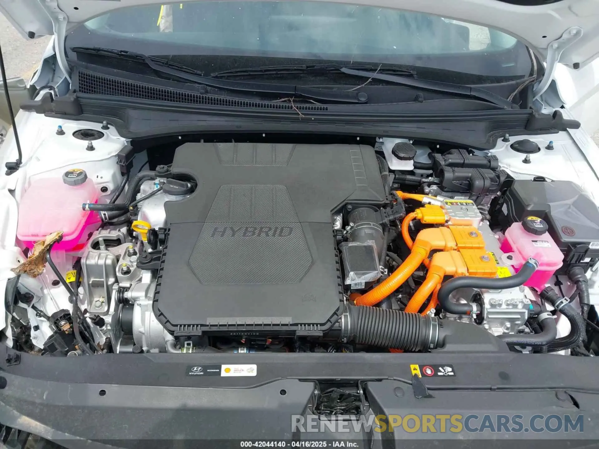 10 fotografías del automóvil dañado KMHLN4DJ5SU134793 HYUNDAI ELANTRA HYBRID 2025