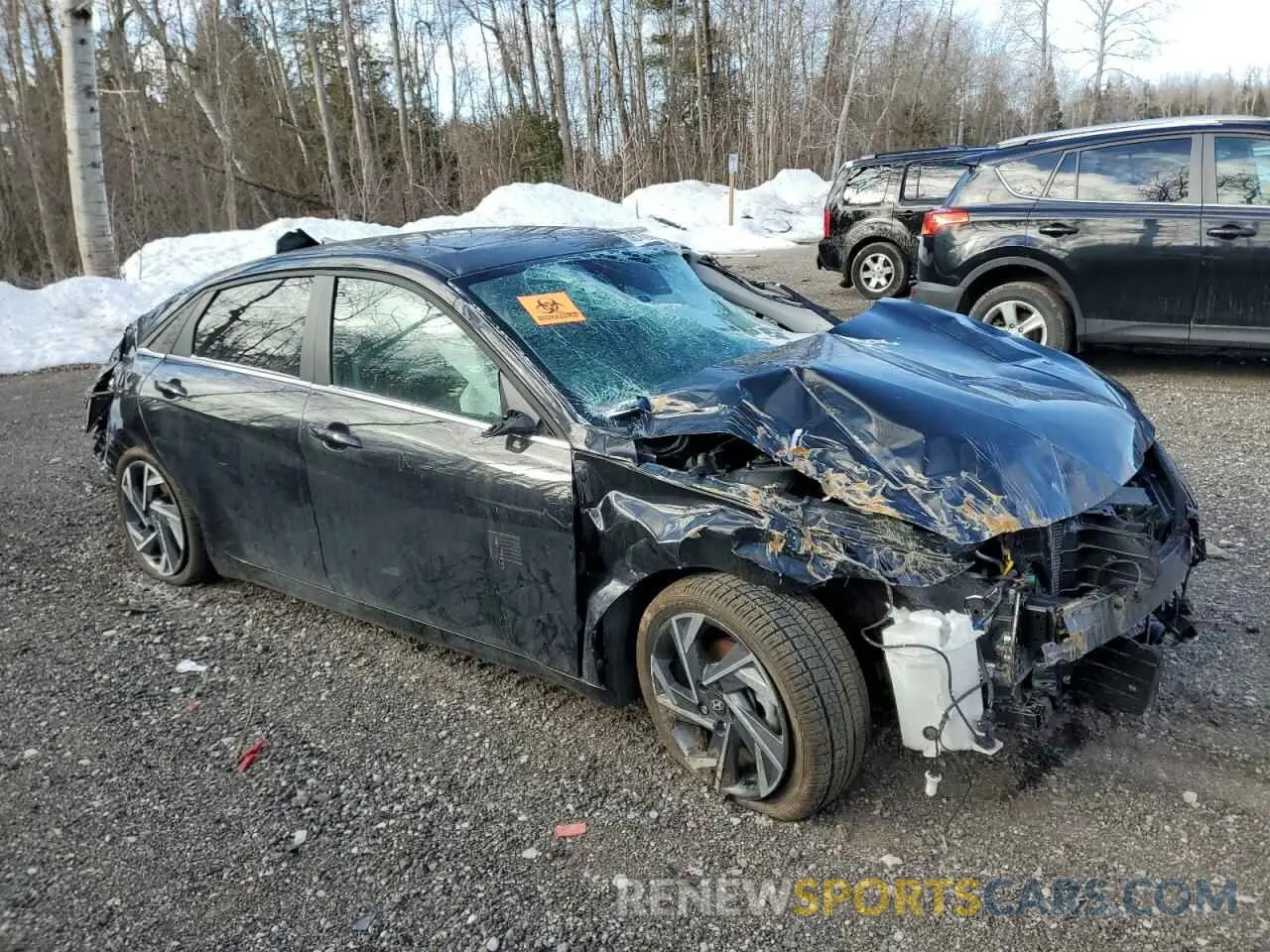 4 fotografías del automóvil dañado KMHLN4DG4RU823139 HYUNDAI ELANTRA LU 2024