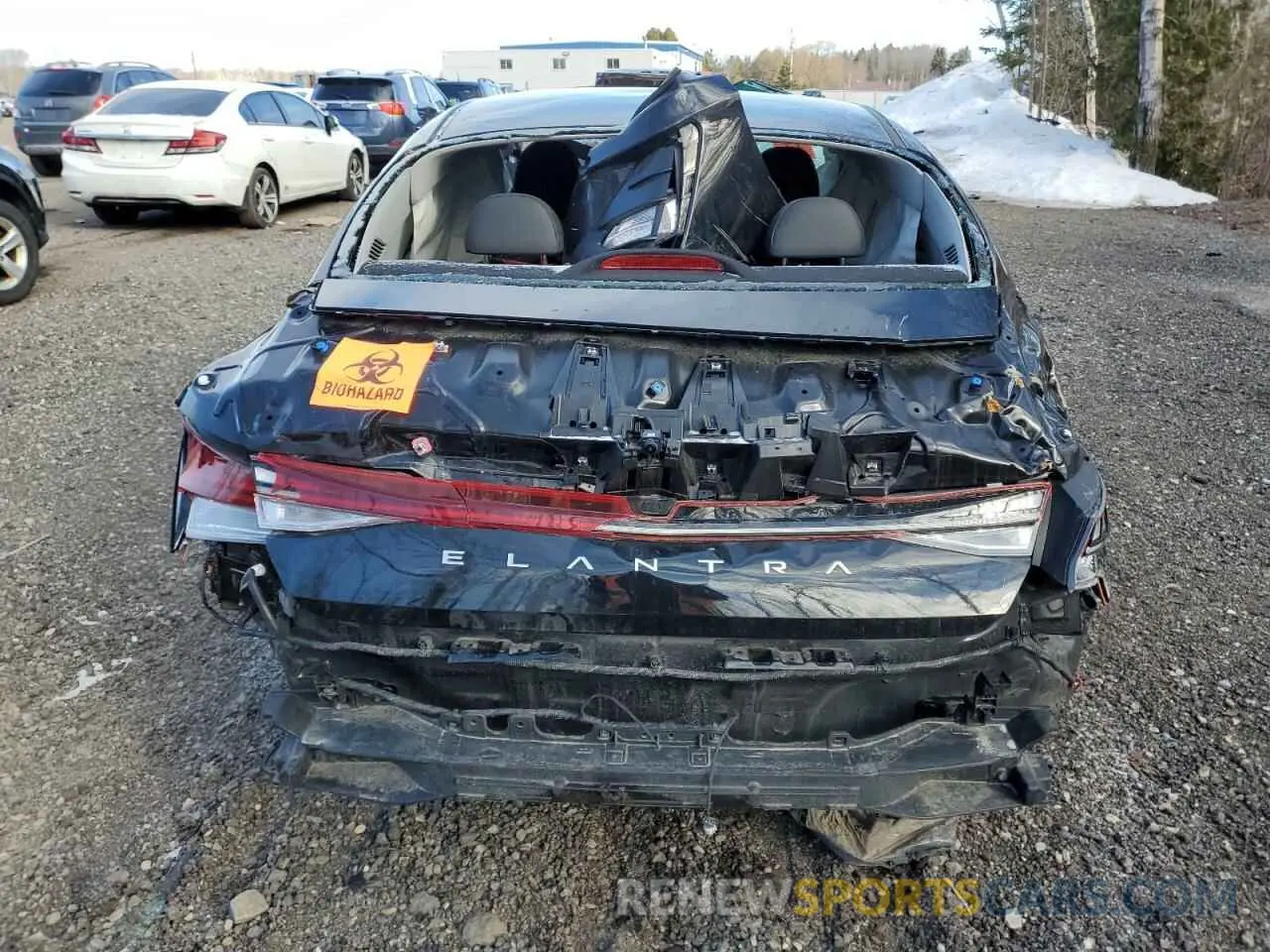 6 fotografías del automóvil dañado KMHLN4DG4RU823139 HYUNDAI ELANTRA LU 2024