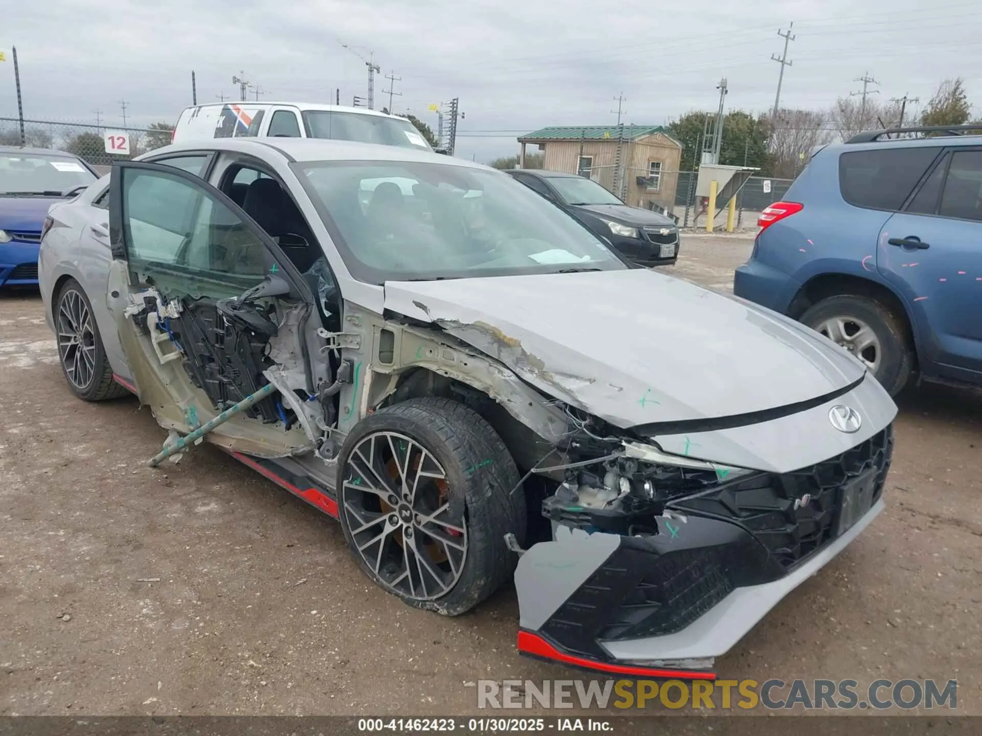1 fotografías del automóvil dañado KMHLW4AK2NU003559 HYUNDAI ELANTRA N 2022