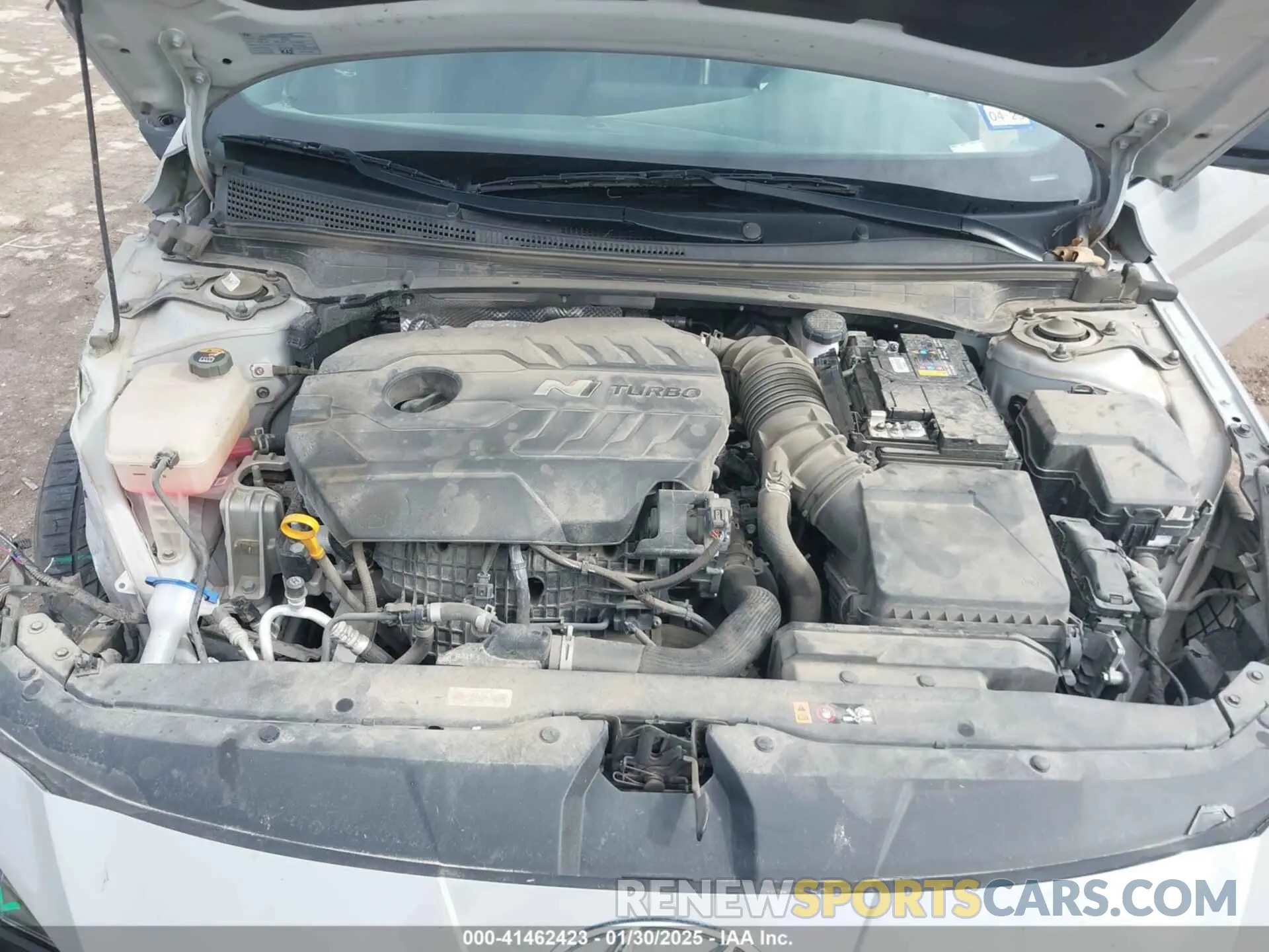 10 fotografías del automóvil dañado KMHLW4AK2NU003559 HYUNDAI ELANTRA N 2022