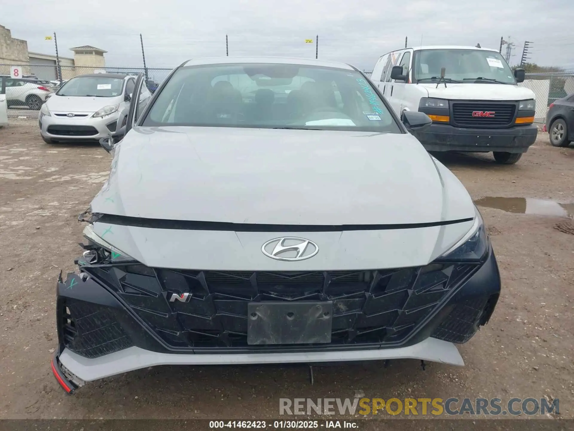 12 fotografías del automóvil dañado KMHLW4AK2NU003559 HYUNDAI ELANTRA N 2022