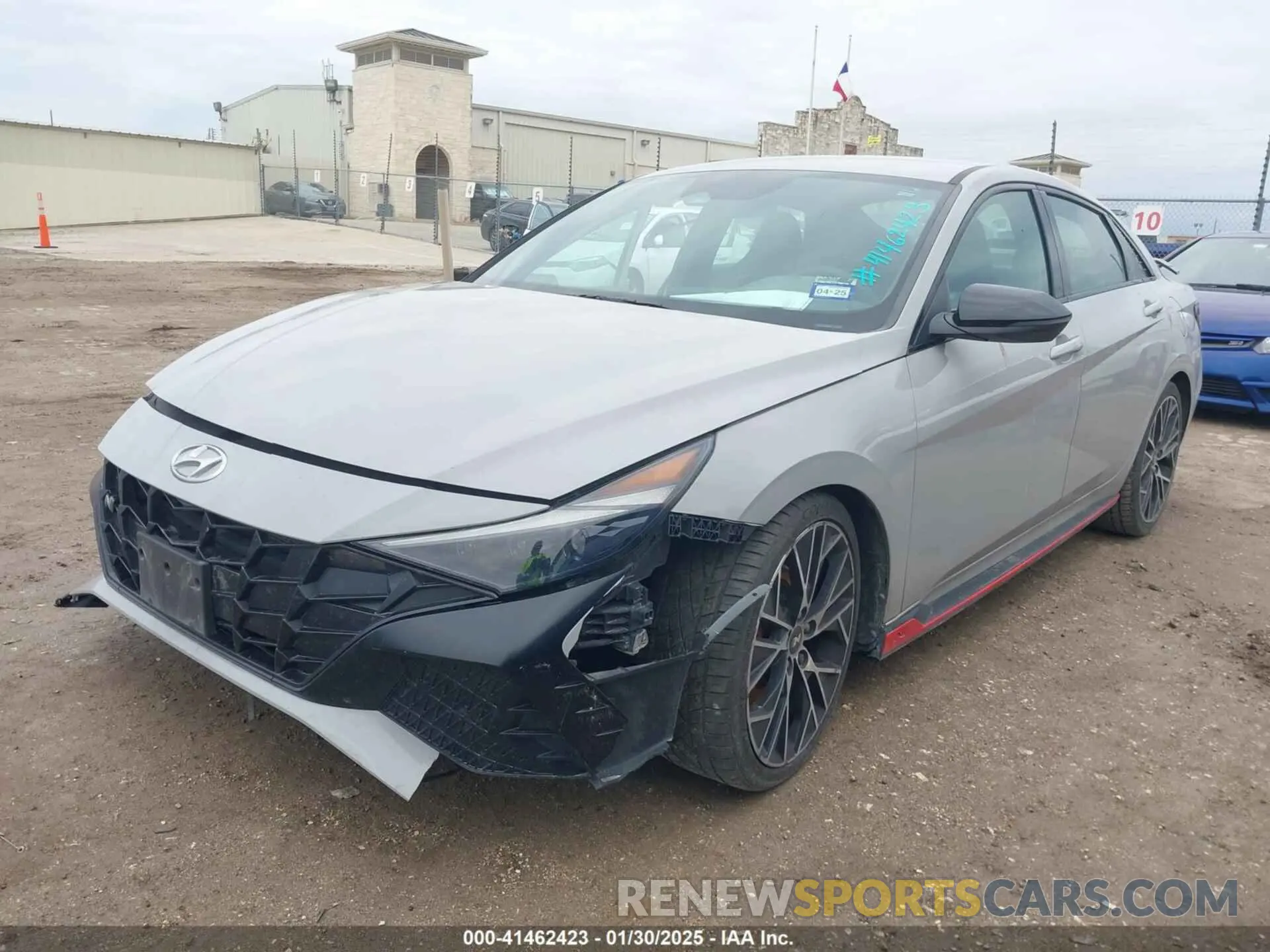2 fotografías del automóvil dañado KMHLW4AK2NU003559 HYUNDAI ELANTRA N 2022