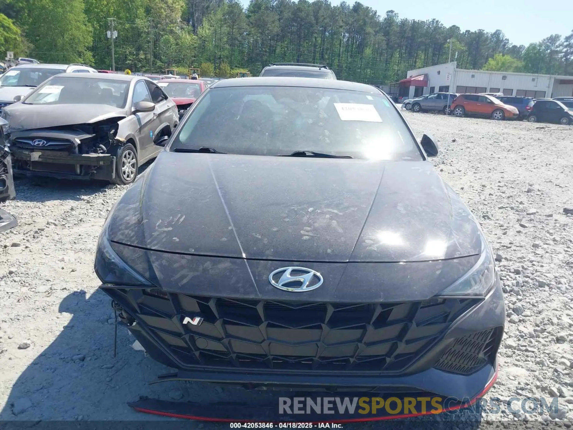 12 fotografías del automóvil dañado KMHLW4AK2NU004940 HYUNDAI ELANTRA N 2022