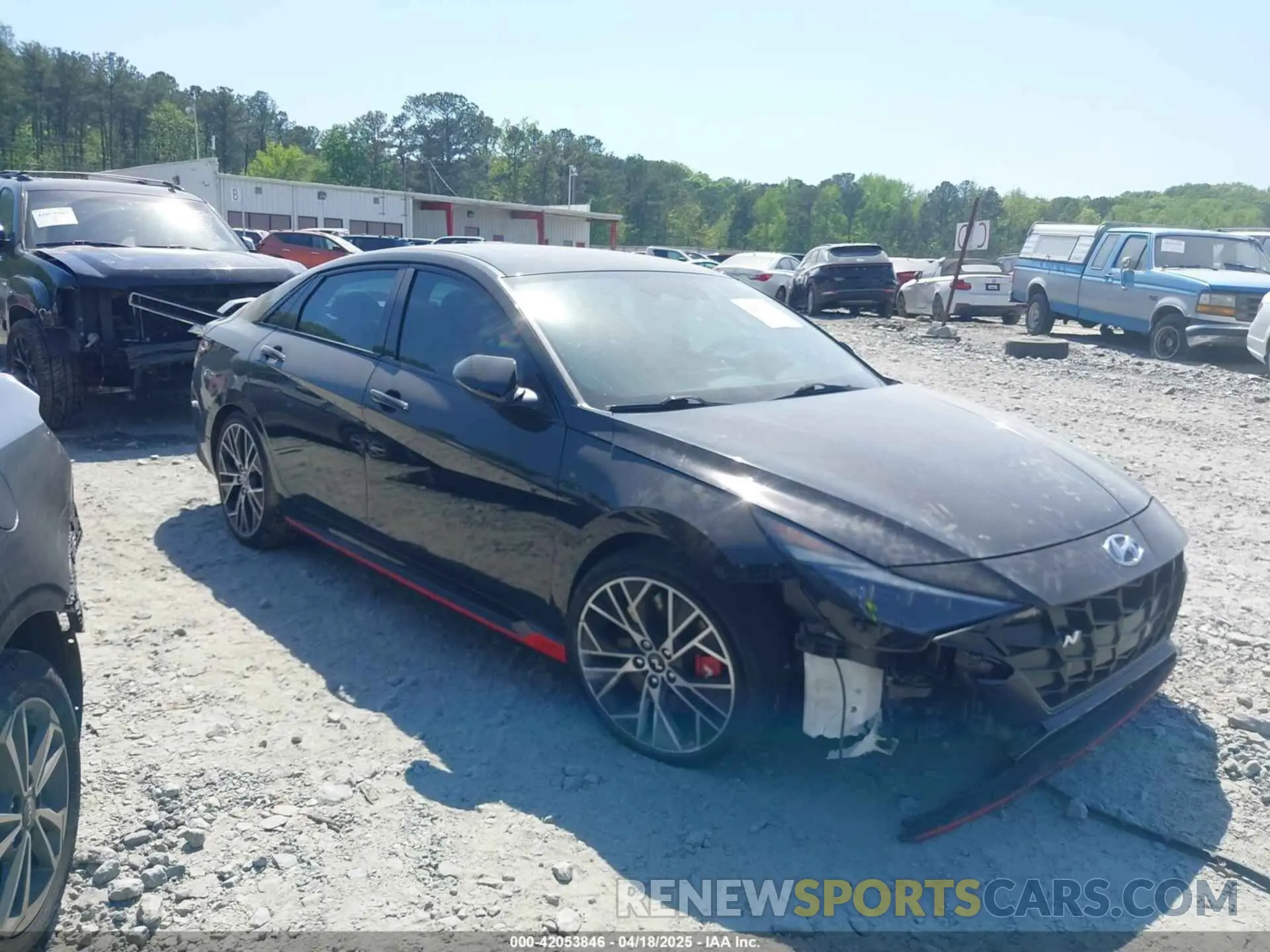 13 fotografías del automóvil dañado KMHLW4AK2NU004940 HYUNDAI ELANTRA N 2022