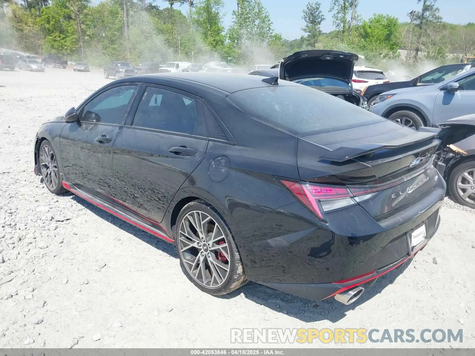 14 fotografías del automóvil dañado KMHLW4AK2NU004940 HYUNDAI ELANTRA N 2022