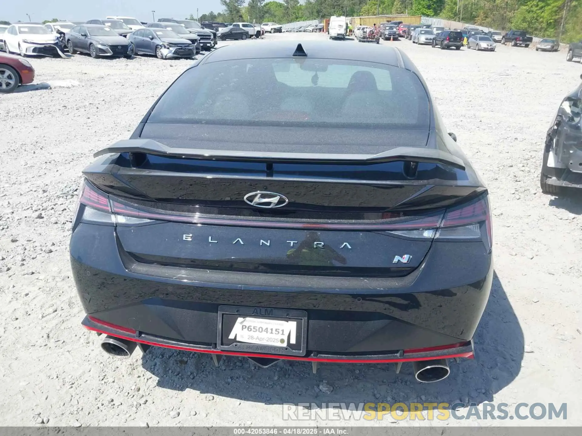 16 fotografías del automóvil dañado KMHLW4AK2NU004940 HYUNDAI ELANTRA N 2022