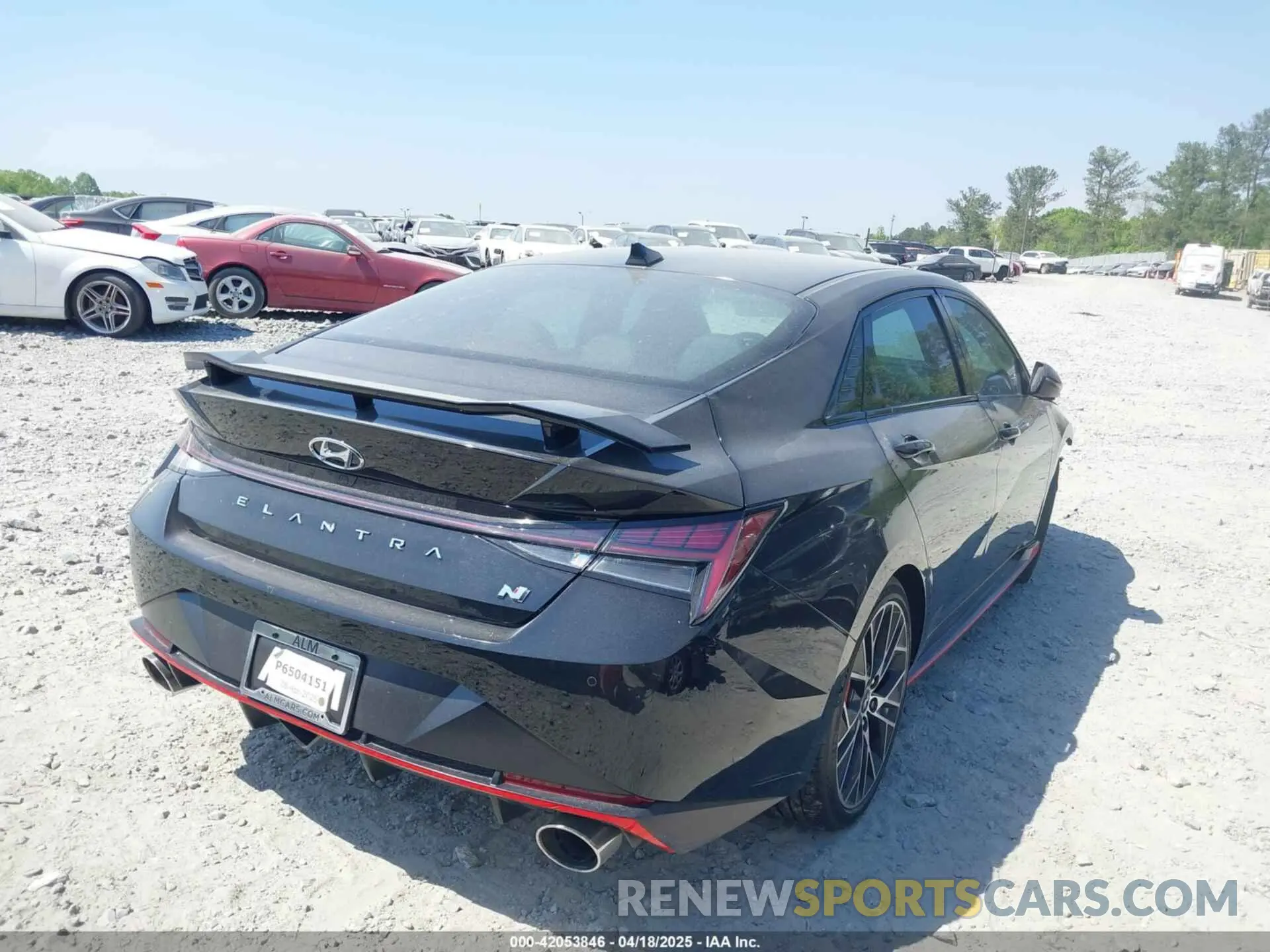 4 fotografías del automóvil dañado KMHLW4AK2NU004940 HYUNDAI ELANTRA N 2022