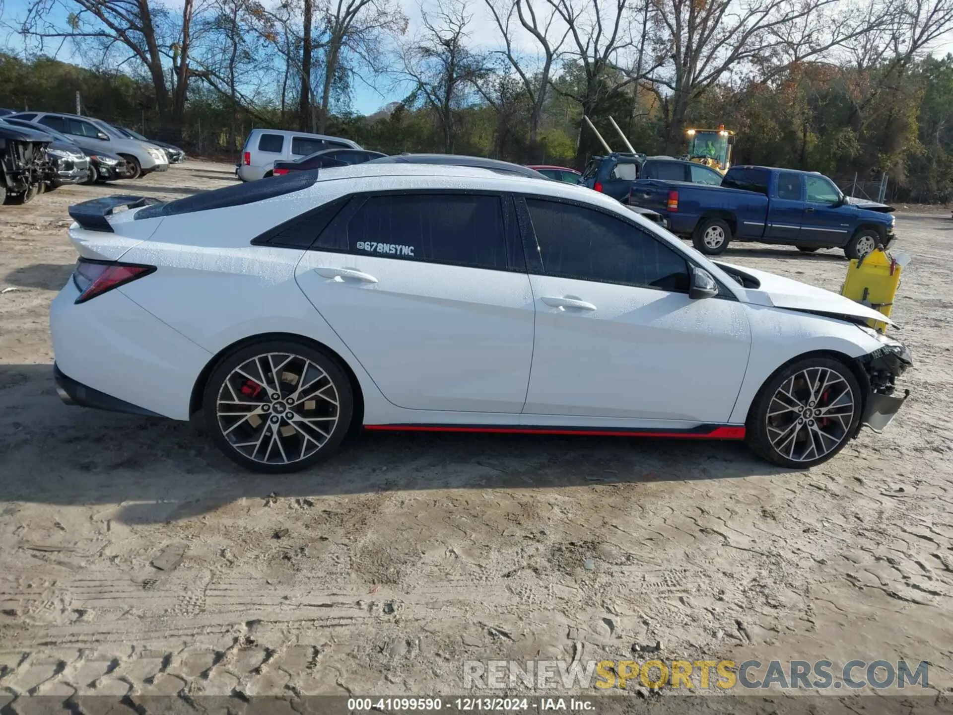 13 fotografías del automóvil dañado KMHLW4AK3NU003327 HYUNDAI ELANTRA N 2022