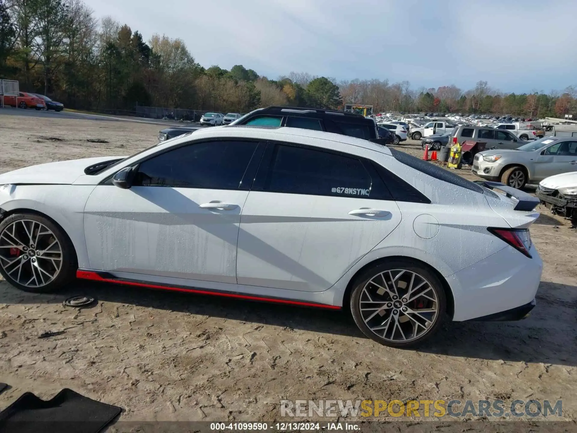 14 fotografías del automóvil dañado KMHLW4AK3NU003327 HYUNDAI ELANTRA N 2022
