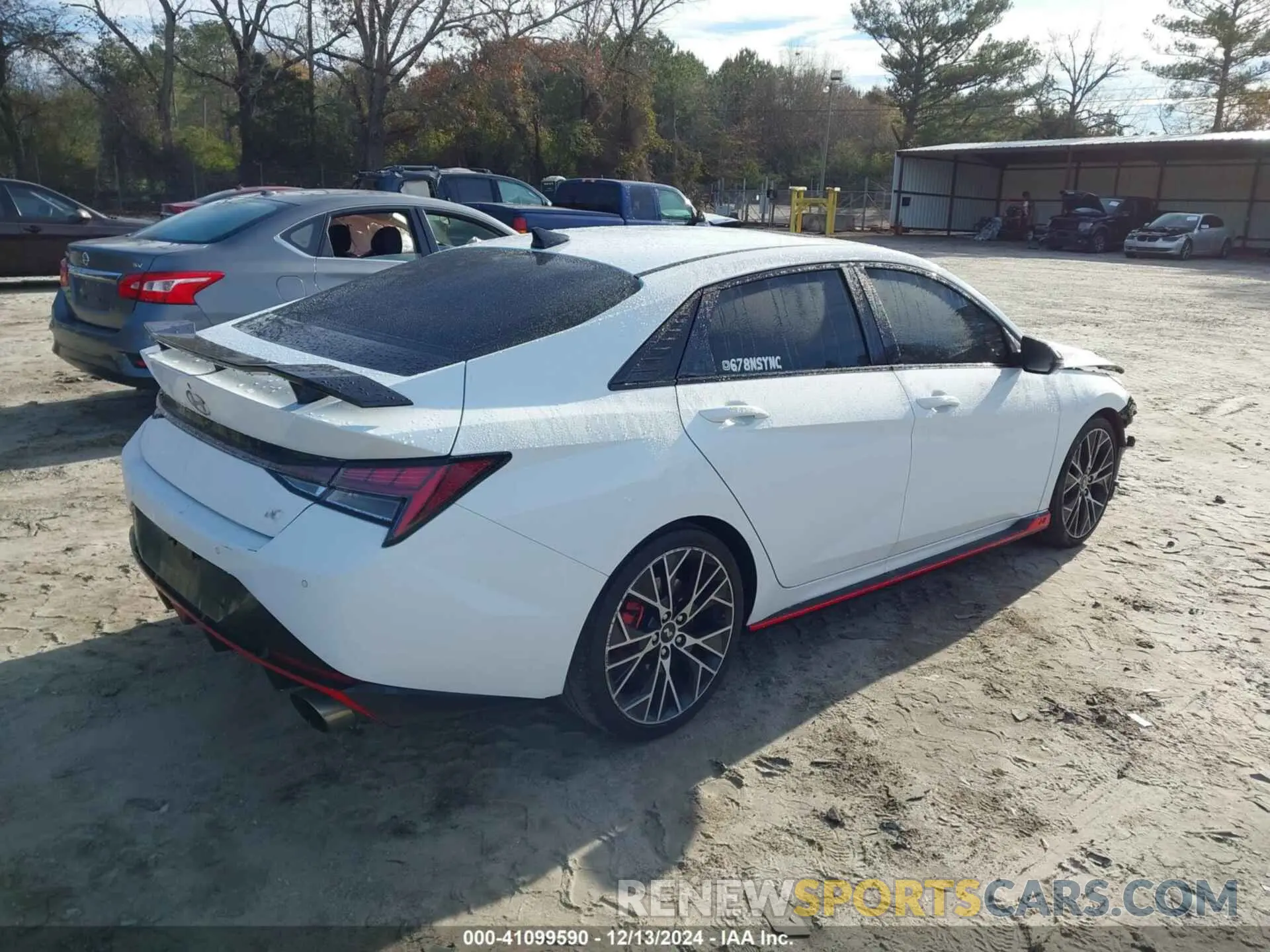 4 fotografías del automóvil dañado KMHLW4AK3NU003327 HYUNDAI ELANTRA N 2022