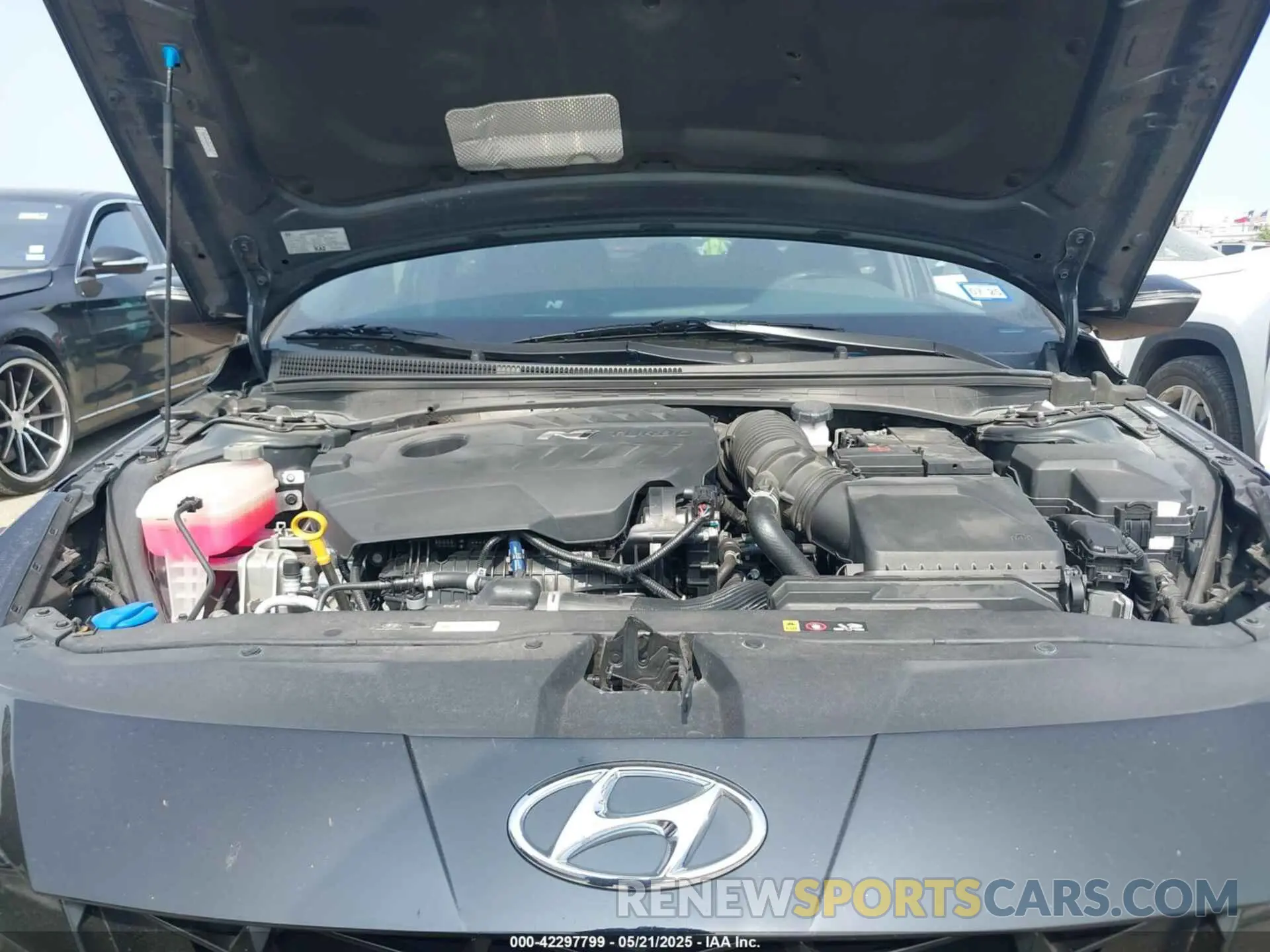 10 fotografías del automóvil dañado KMHLW4AK6NU005962 HYUNDAI ELANTRA N 2022