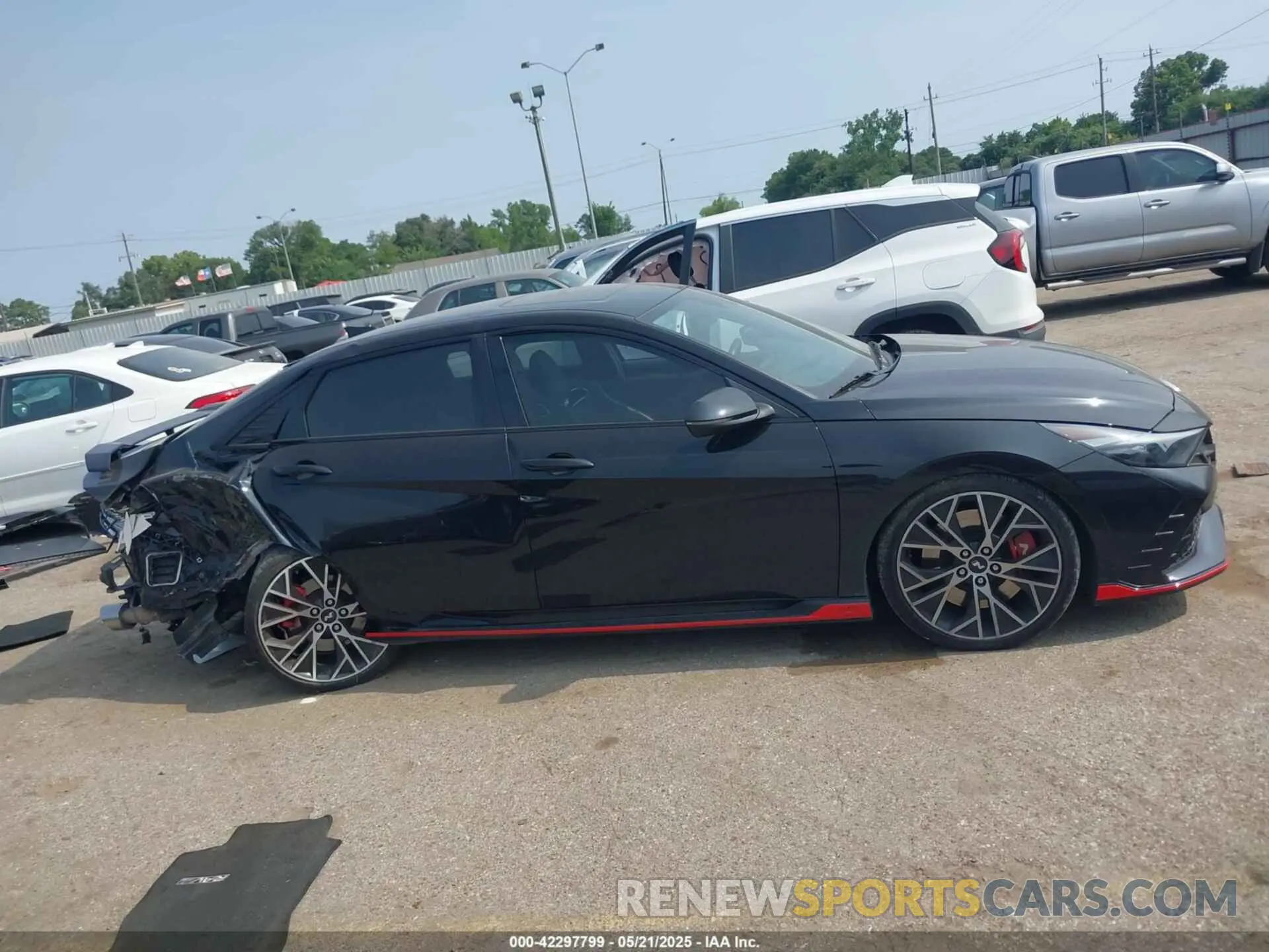 12 fotografías del automóvil dañado KMHLW4AK6NU005962 HYUNDAI ELANTRA N 2022