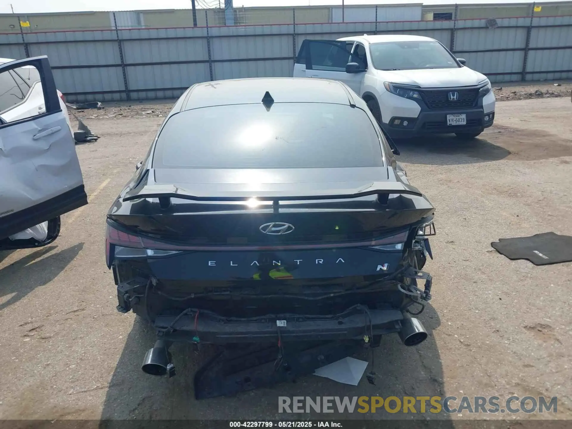 15 fotografías del automóvil dañado KMHLW4AK6NU005962 HYUNDAI ELANTRA N 2022