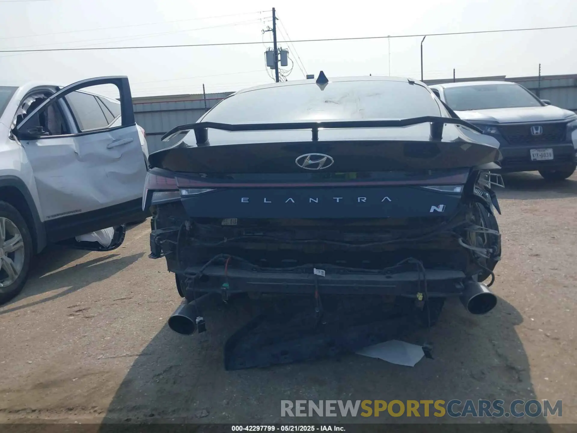 6 fotografías del automóvil dañado KMHLW4AK6NU005962 HYUNDAI ELANTRA N 2022