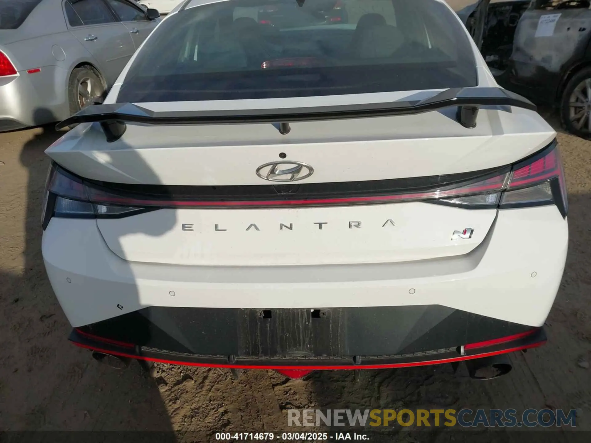 16 fotografías del automóvil dañado KMHLW4AK6NU008649 HYUNDAI ELANTRA N 2022