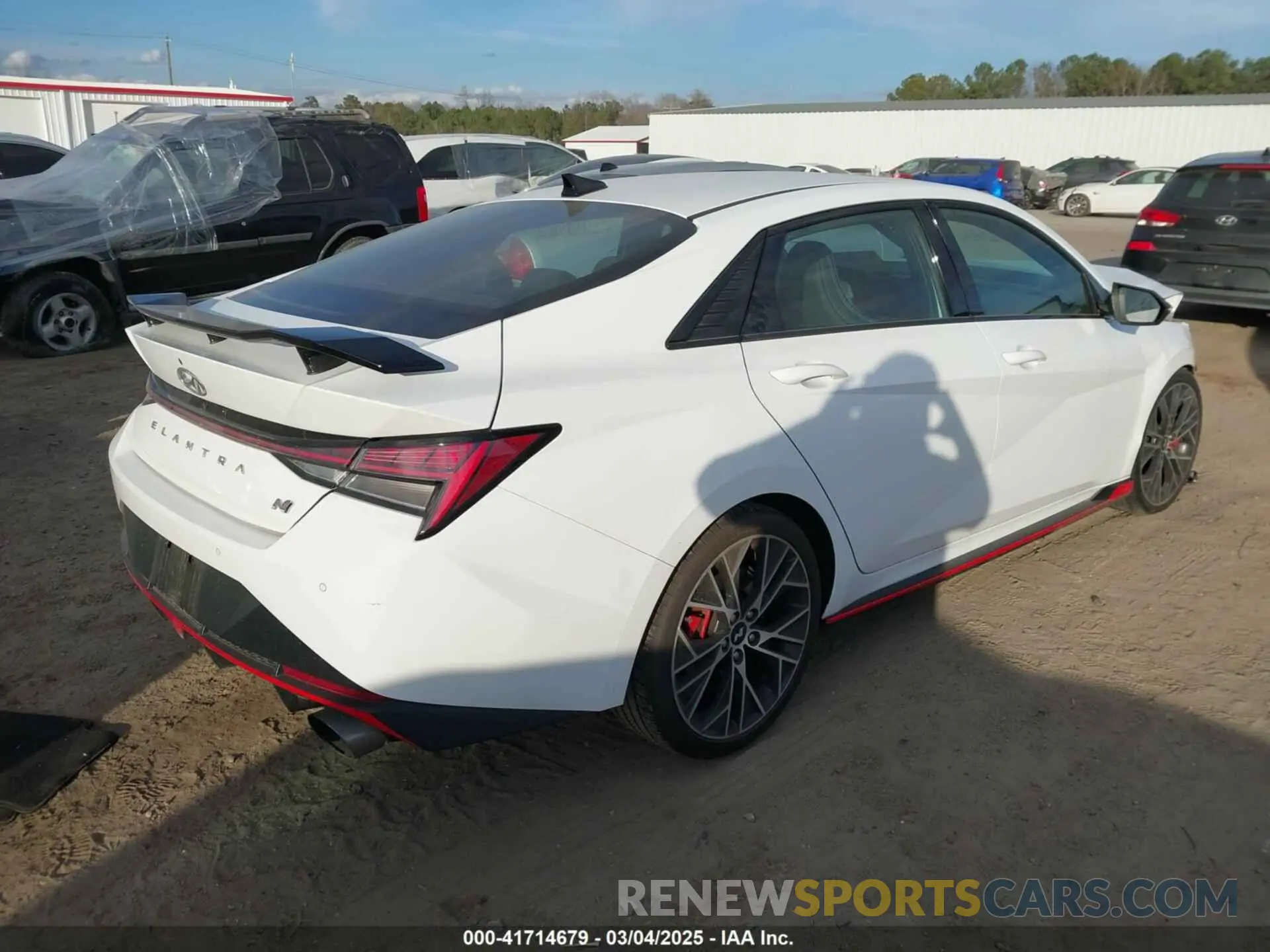 4 fotografías del automóvil dañado KMHLW4AK6NU008649 HYUNDAI ELANTRA N 2022