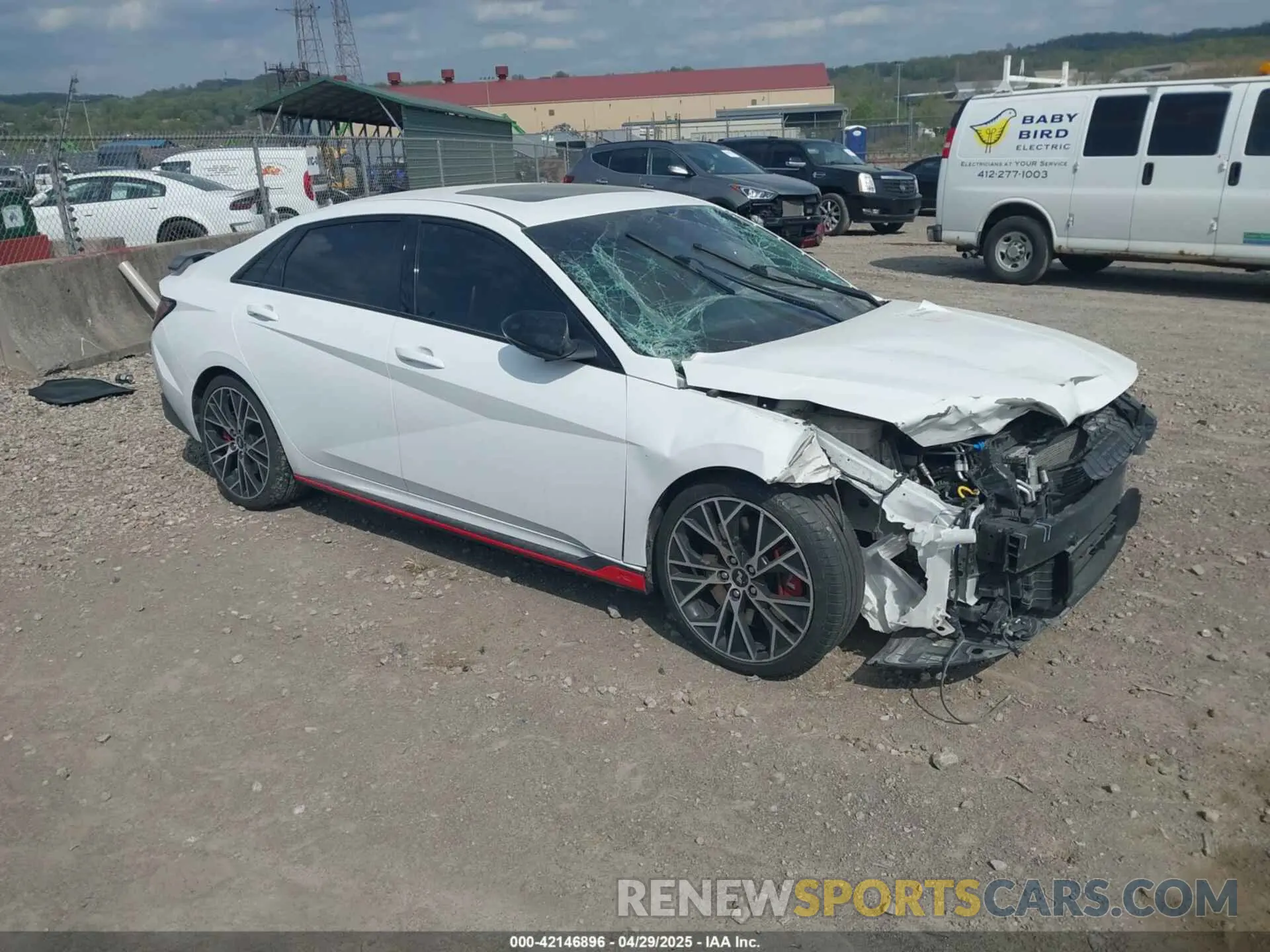 1 fotografías del automóvil dañado KMHLW4AK8NU007695 HYUNDAI ELANTRA N 2022