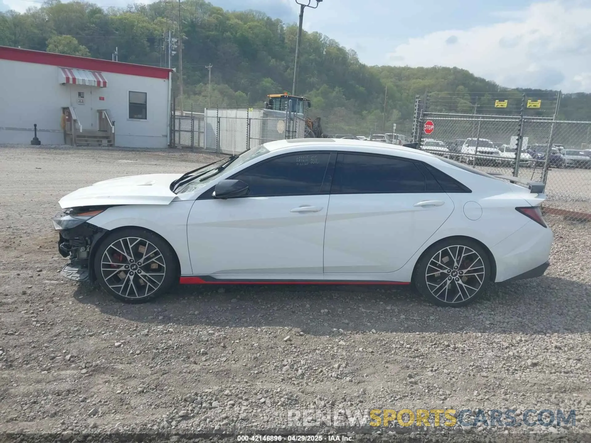 15 fotografías del automóvil dañado KMHLW4AK8NU007695 HYUNDAI ELANTRA N 2022