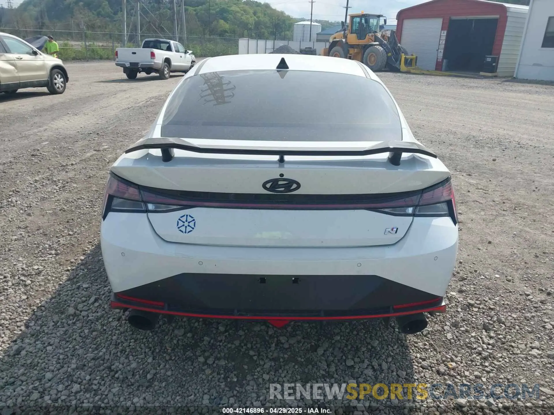 17 fotografías del automóvil dañado KMHLW4AK8NU007695 HYUNDAI ELANTRA N 2022