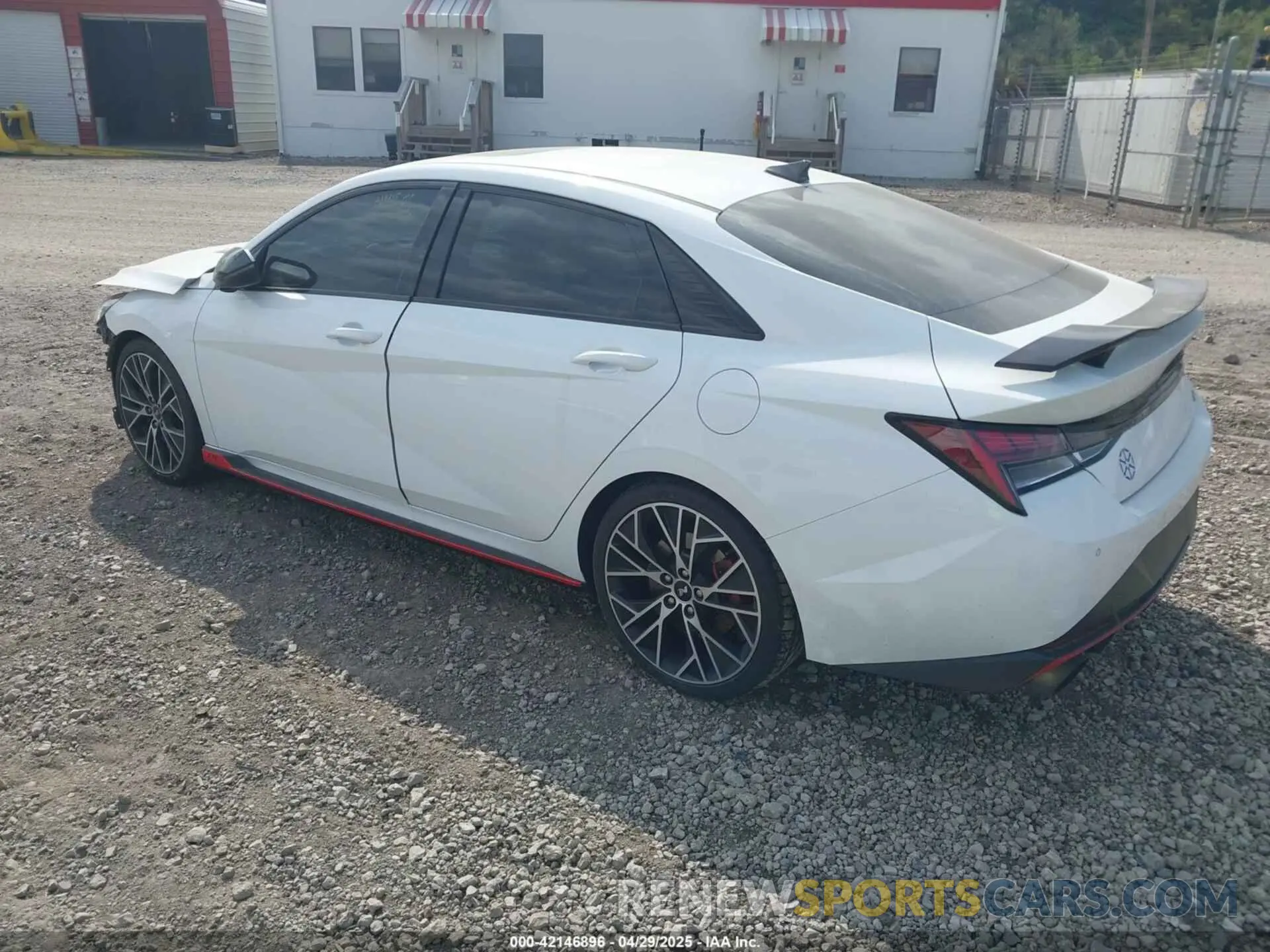 3 fotografías del automóvil dañado KMHLW4AK8NU007695 HYUNDAI ELANTRA N 2022
