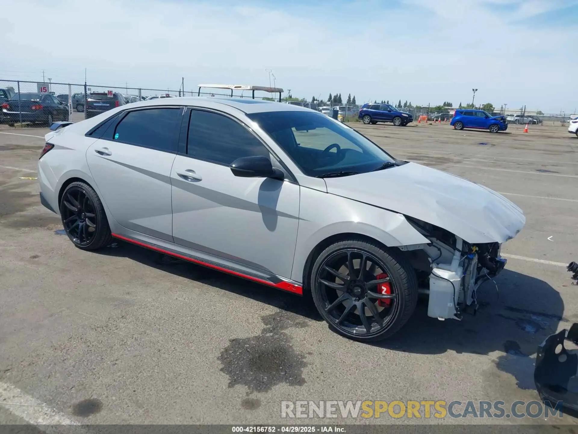 1 fotografías del automóvil dañado KMHLW4AK9NU008435 HYUNDAI ELANTRA N 2022