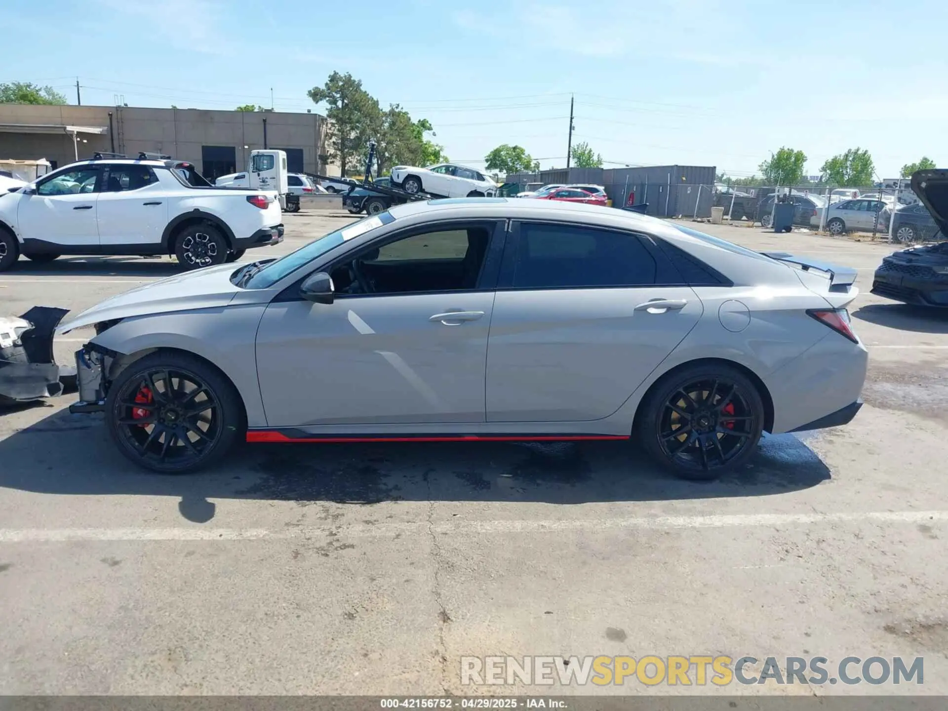 15 fotografías del automóvil dañado KMHLW4AK9NU008435 HYUNDAI ELANTRA N 2022