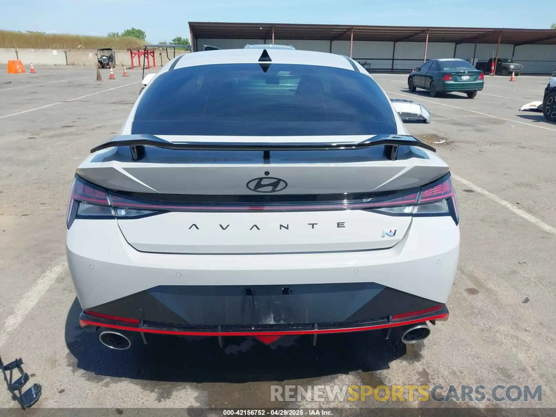 17 fotografías del automóvil dañado KMHLW4AK9NU008435 HYUNDAI ELANTRA N 2022