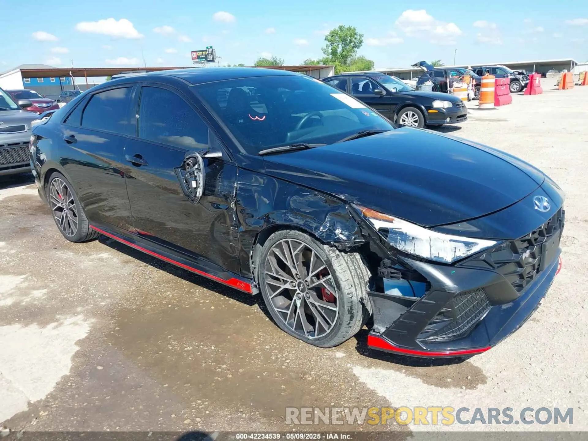 1 fotografías del automóvil dañado KMHLW4AK2PU009610 HYUNDAI ELANTRA N 2023