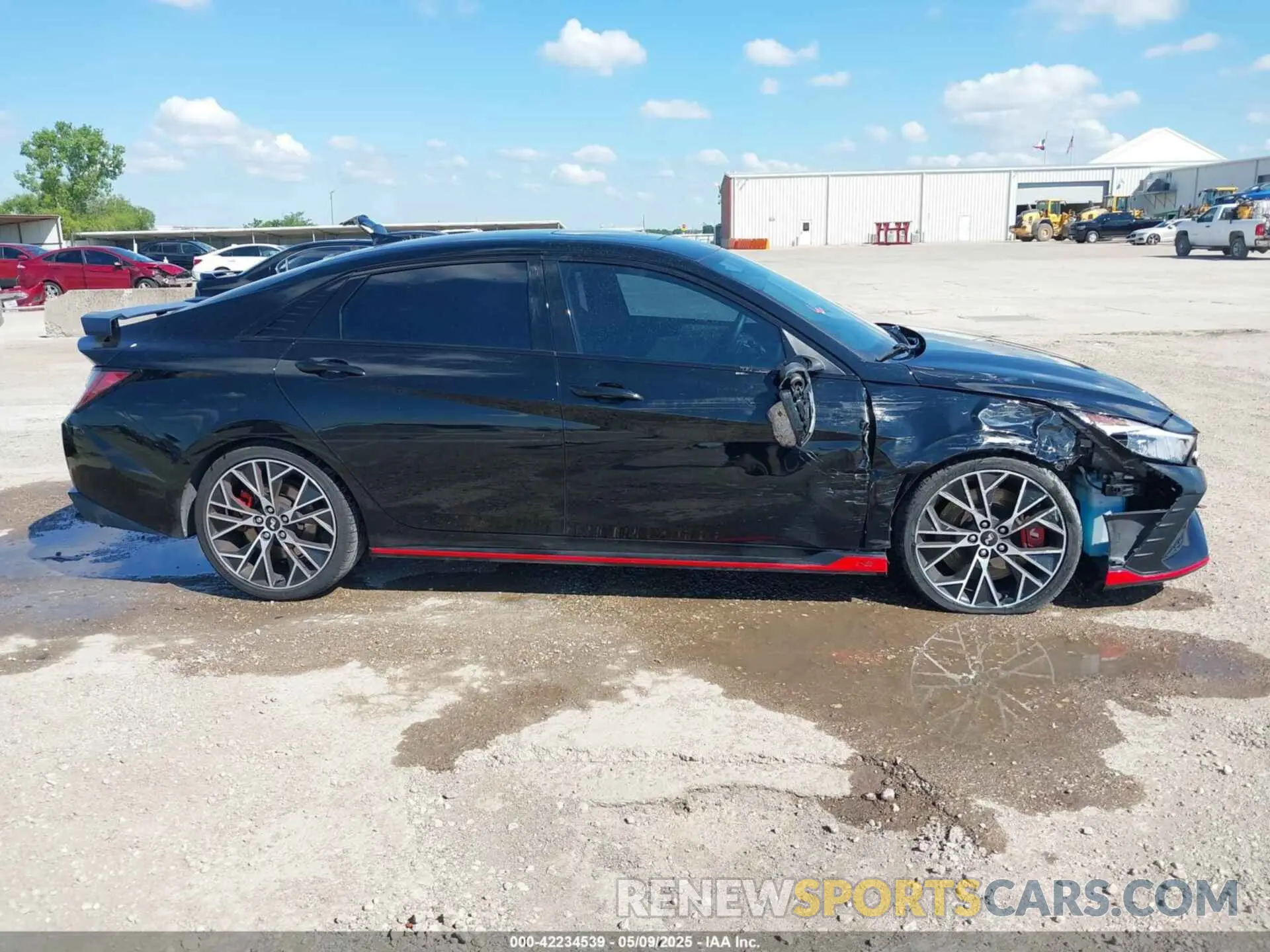 13 fotografías del automóvil dañado KMHLW4AK2PU009610 HYUNDAI ELANTRA N 2023