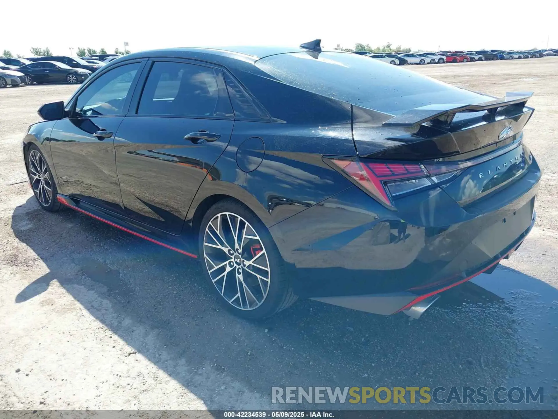 3 fotografías del automóvil dañado KMHLW4AK2PU009610 HYUNDAI ELANTRA N 2023