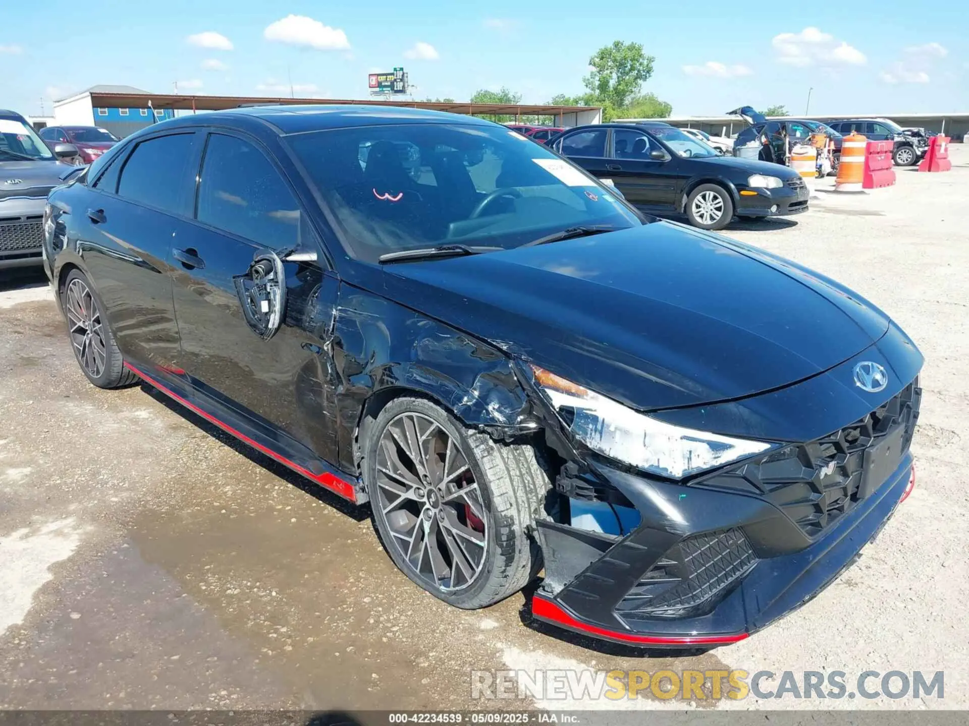 6 fotografías del automóvil dañado KMHLW4AK2PU009610 HYUNDAI ELANTRA N 2023