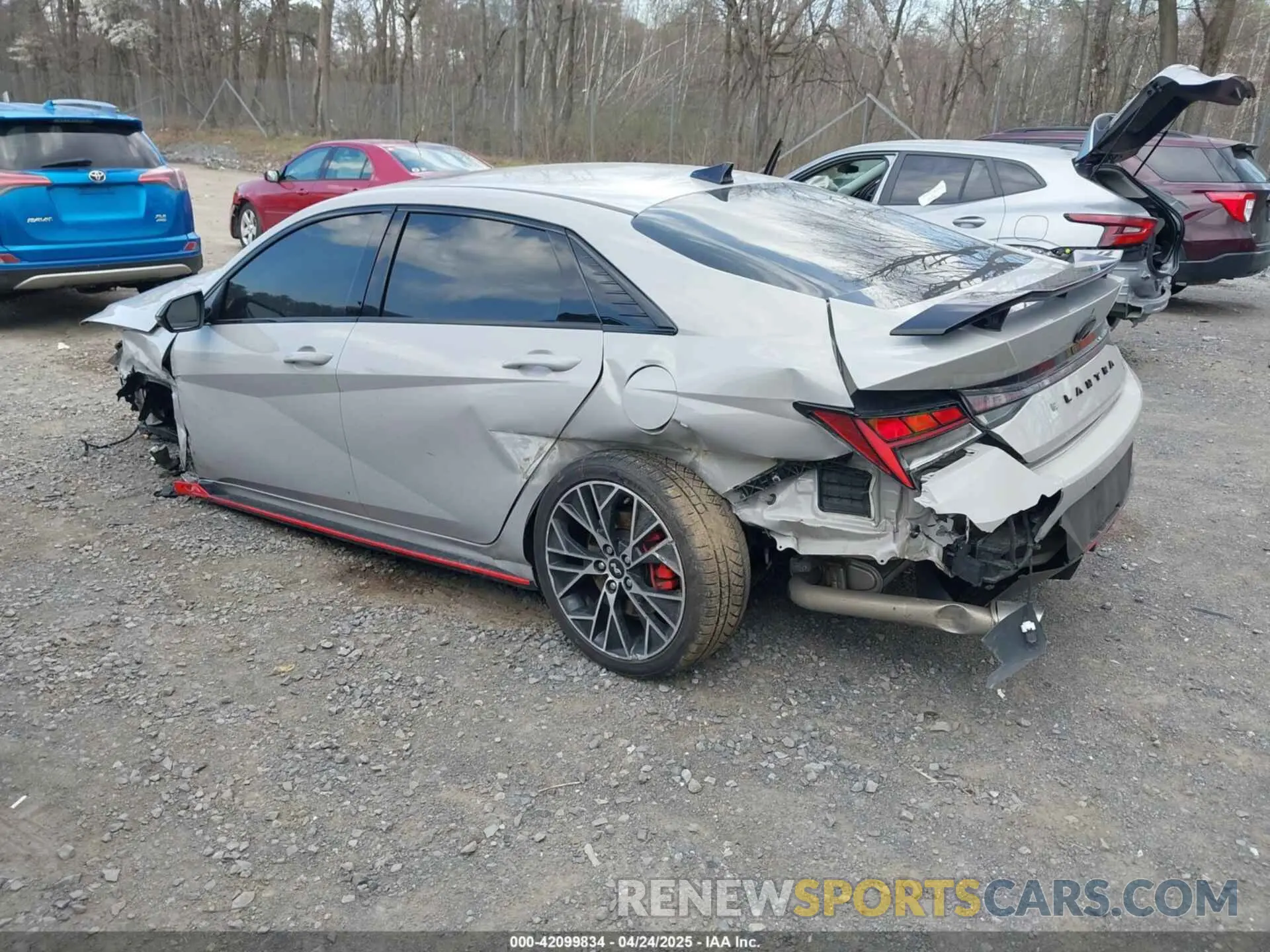 3 fotografías del automóvil dañado KMHLW4AK2PU009977 HYUNDAI ELANTRA N 2023