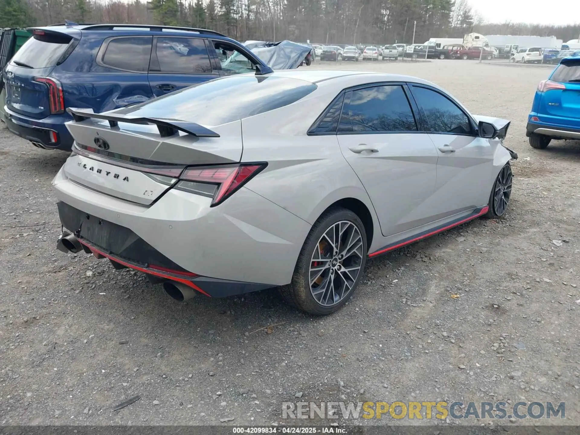 4 fotografías del automóvil dañado KMHLW4AK2PU009977 HYUNDAI ELANTRA N 2023