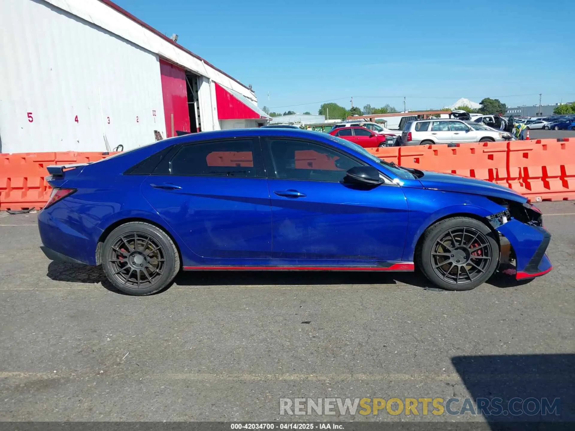15 fotografías del automóvil dañado KMHLW4AK5PU010766 HYUNDAI ELANTRA N 2023