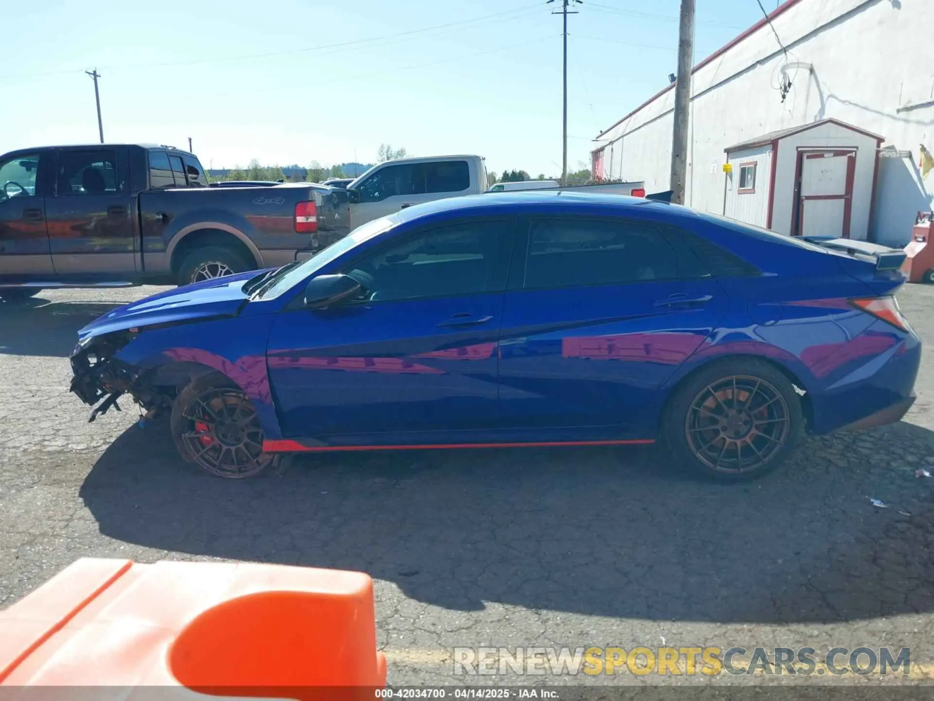 16 fotografías del automóvil dañado KMHLW4AK5PU010766 HYUNDAI ELANTRA N 2023