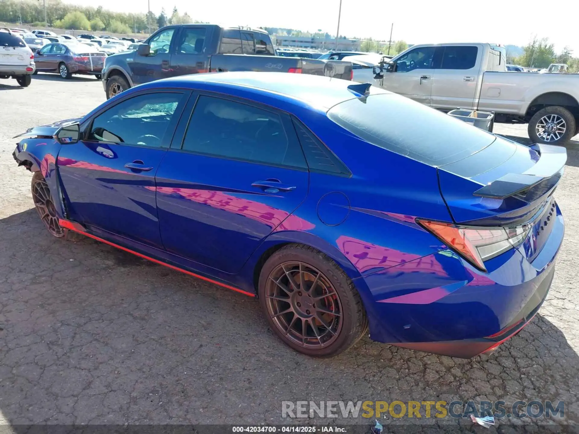 3 fotografías del automóvil dañado KMHLW4AK5PU010766 HYUNDAI ELANTRA N 2023