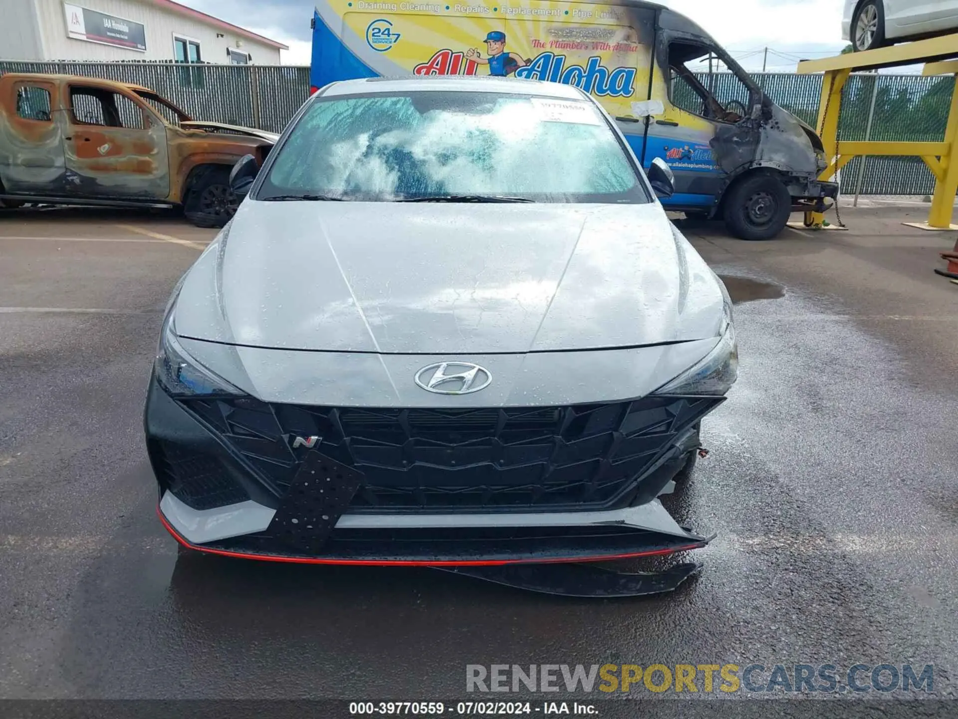 13 fotografías del automóvil dañado KMHLW4AK5PU014557 HYUNDAI ELANTRA N 2023