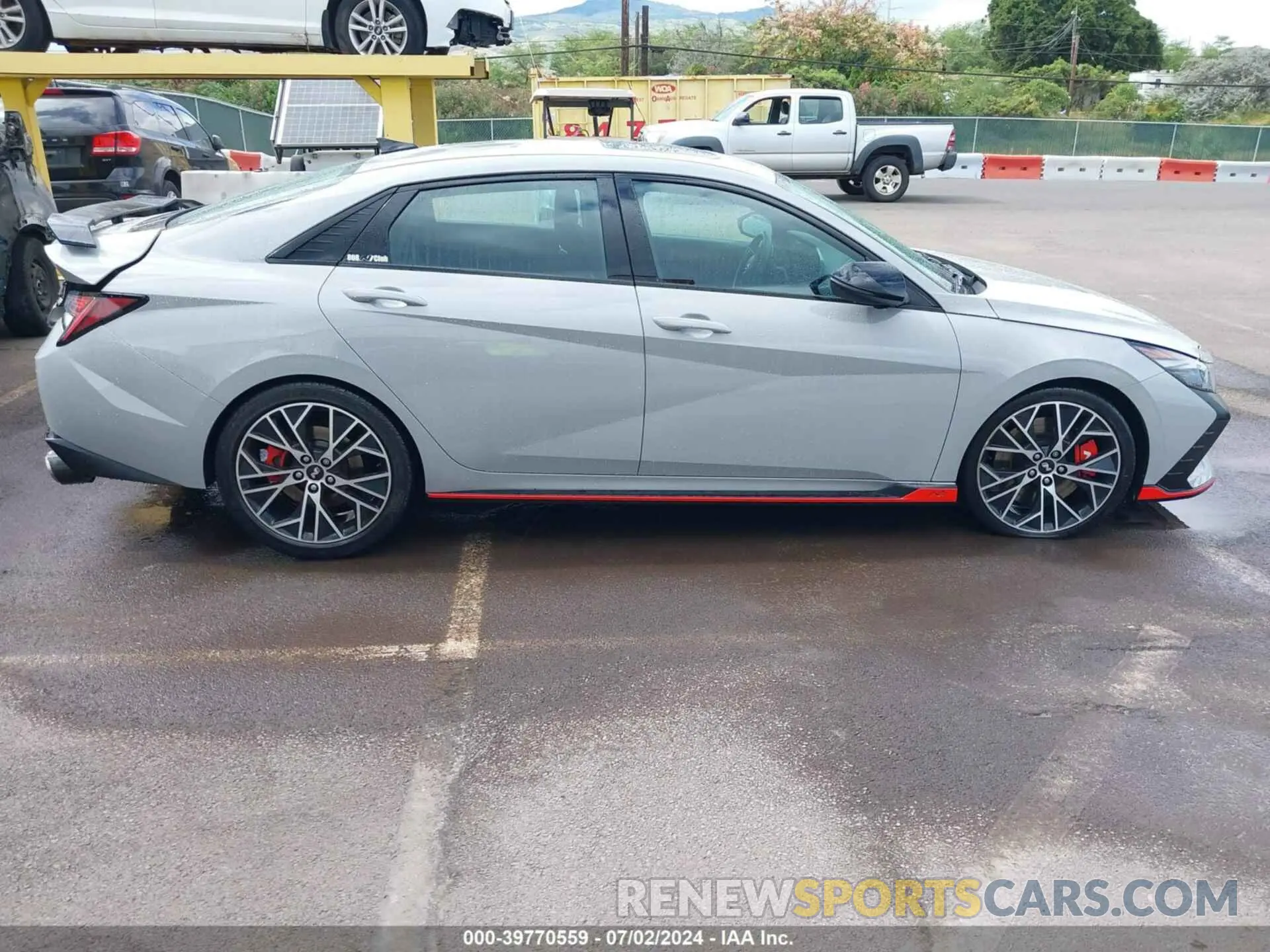 14 fotografías del automóvil dañado KMHLW4AK5PU014557 HYUNDAI ELANTRA N 2023