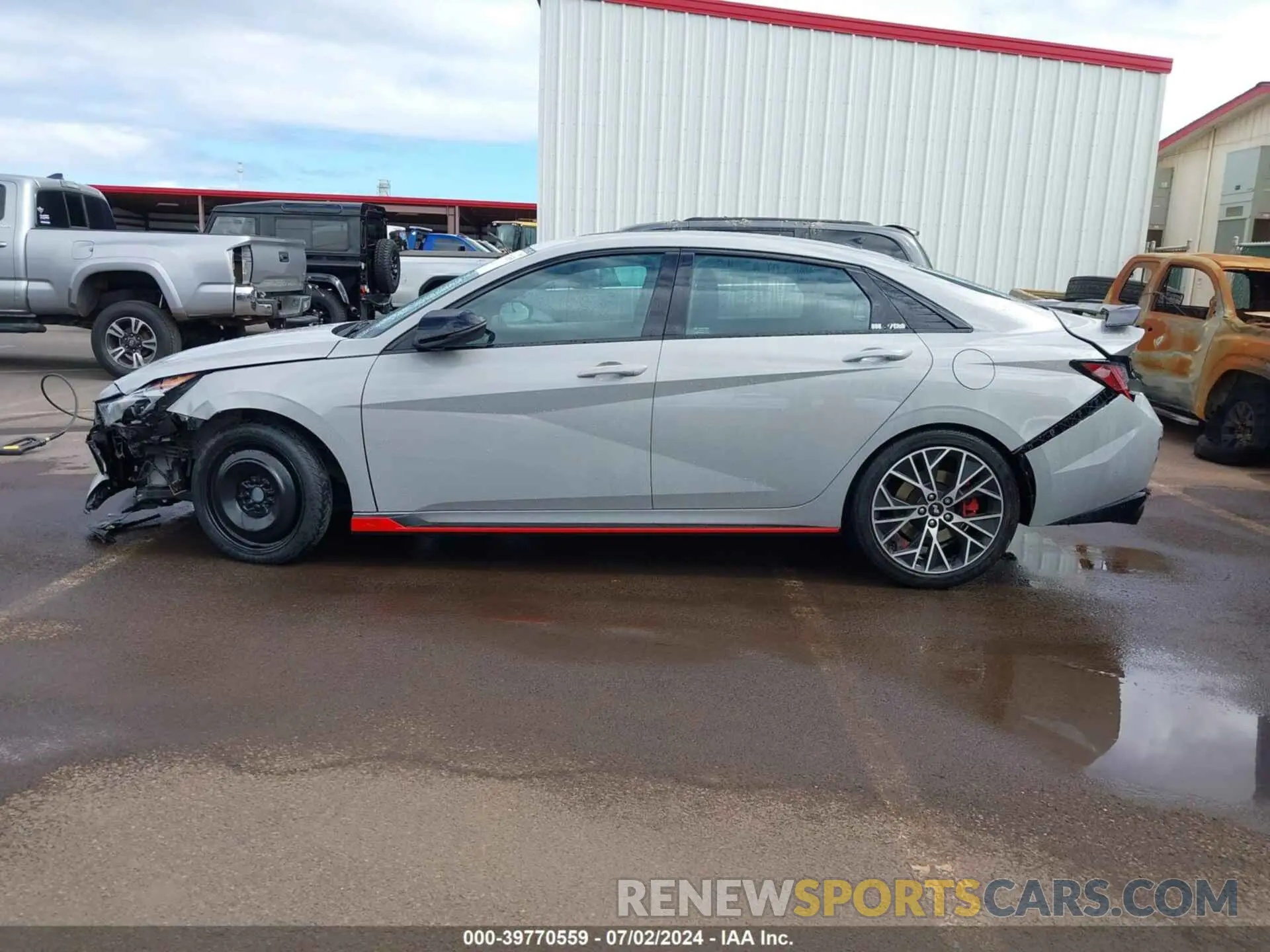 15 fotografías del automóvil dañado KMHLW4AK5PU014557 HYUNDAI ELANTRA N 2023