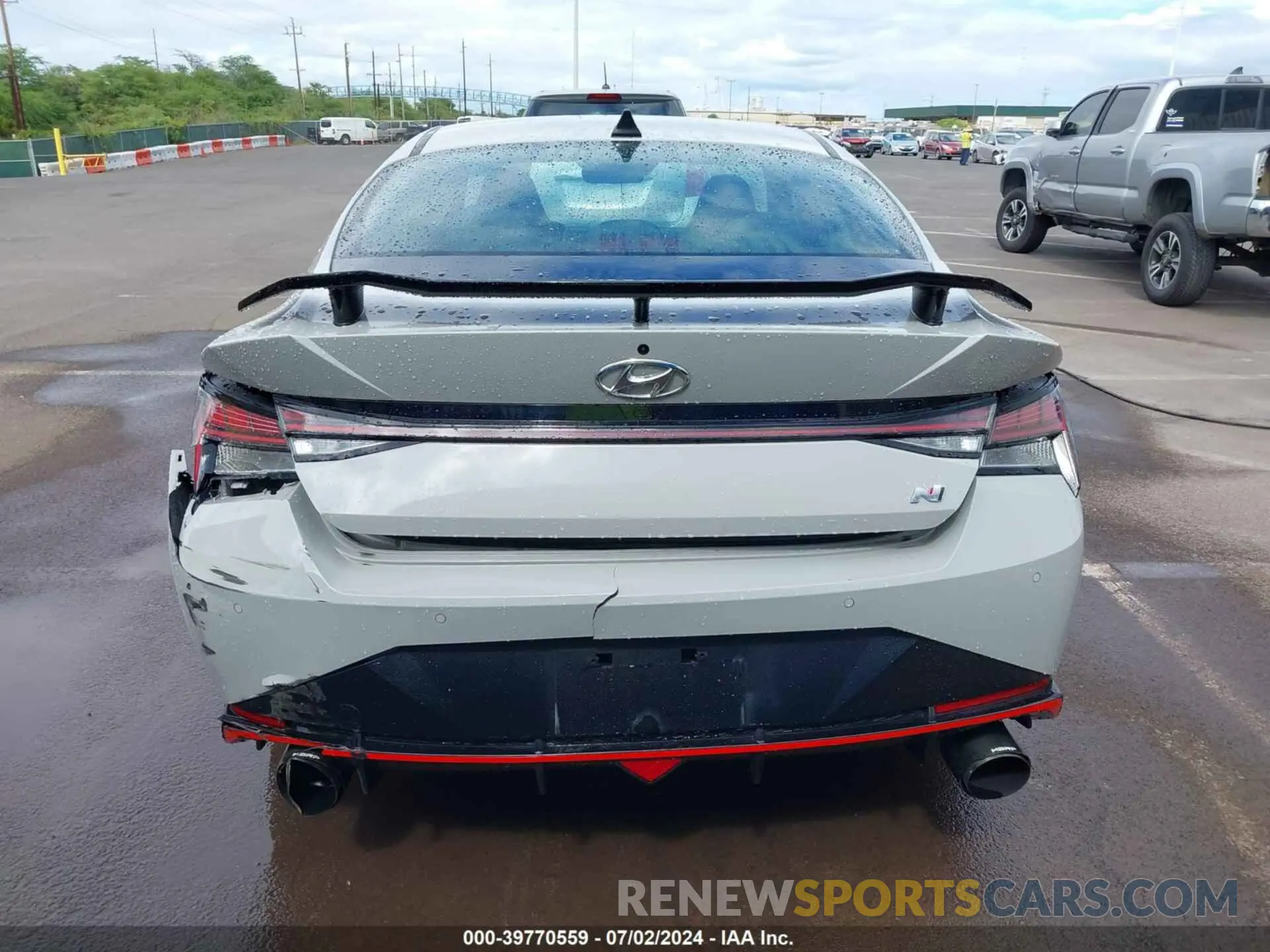 17 fotografías del automóvil dañado KMHLW4AK5PU014557 HYUNDAI ELANTRA N 2023
