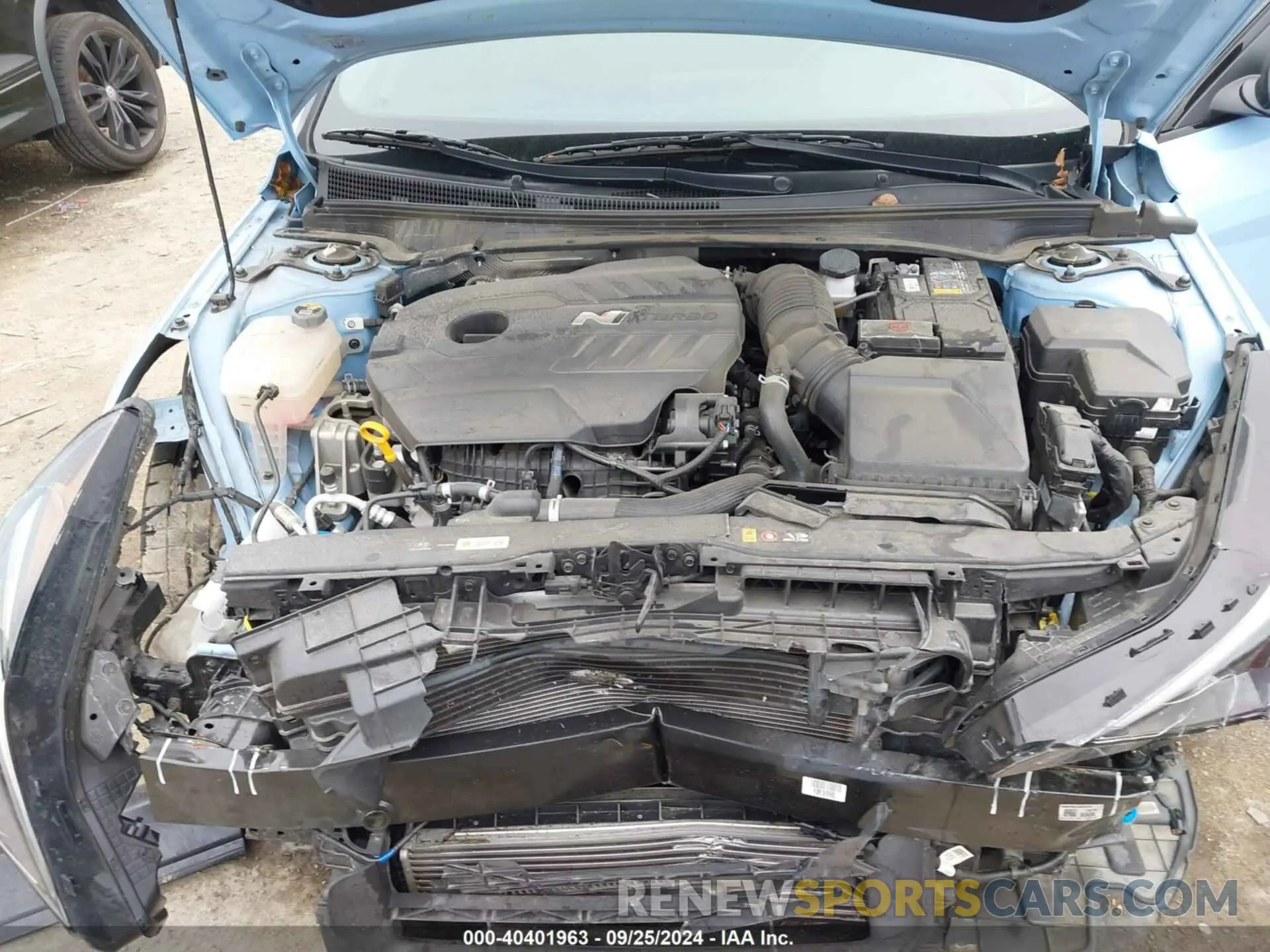 10 fotografías del automóvil dañado KMHLW4AK6PU009528 HYUNDAI ELANTRA N 2023