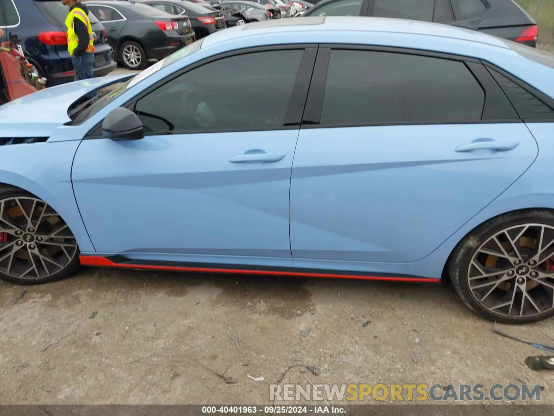 13 fotografías del automóvil dañado KMHLW4AK6PU009528 HYUNDAI ELANTRA N 2023