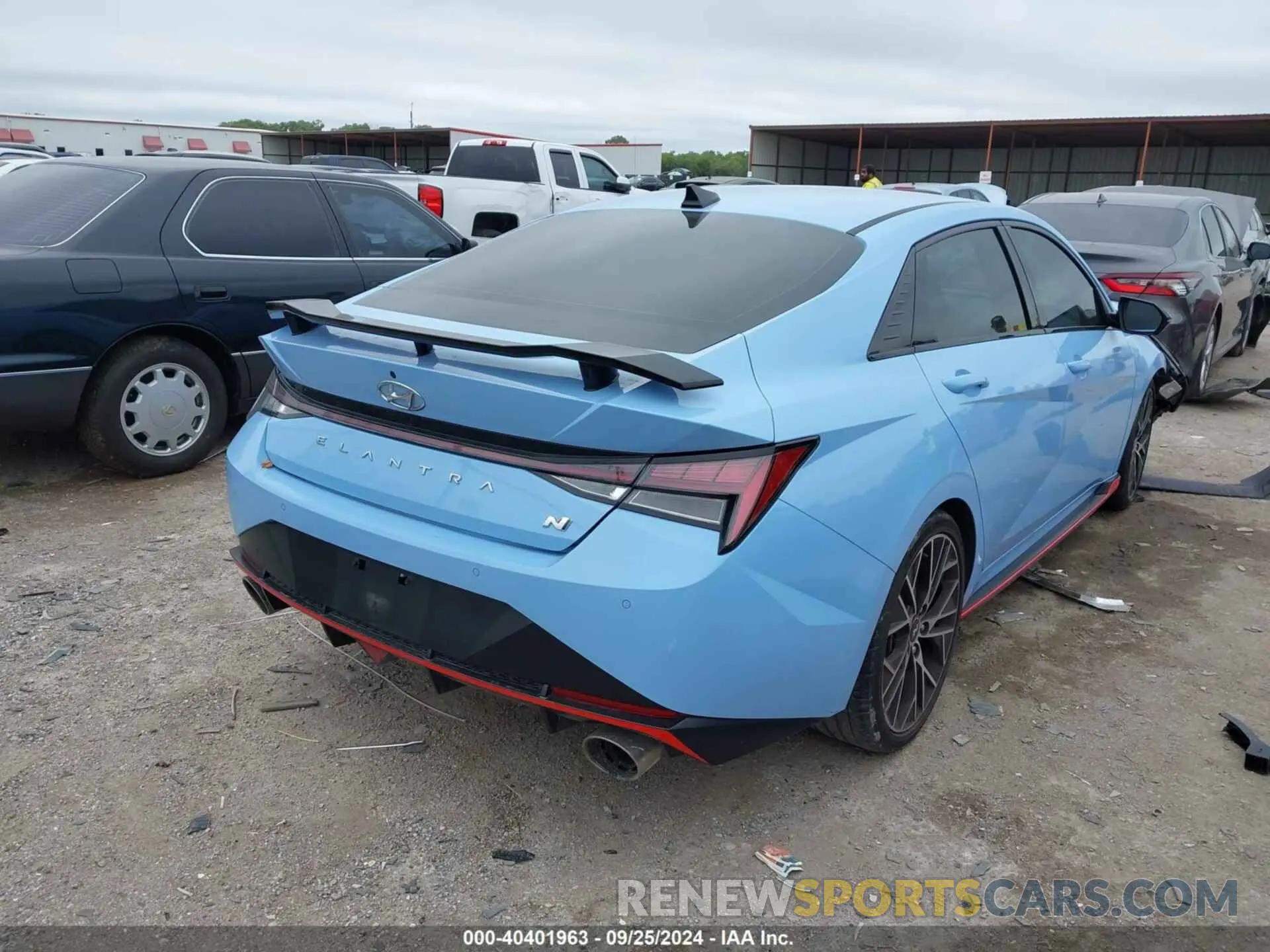 4 fotografías del automóvil dañado KMHLW4AK6PU009528 HYUNDAI ELANTRA N 2023