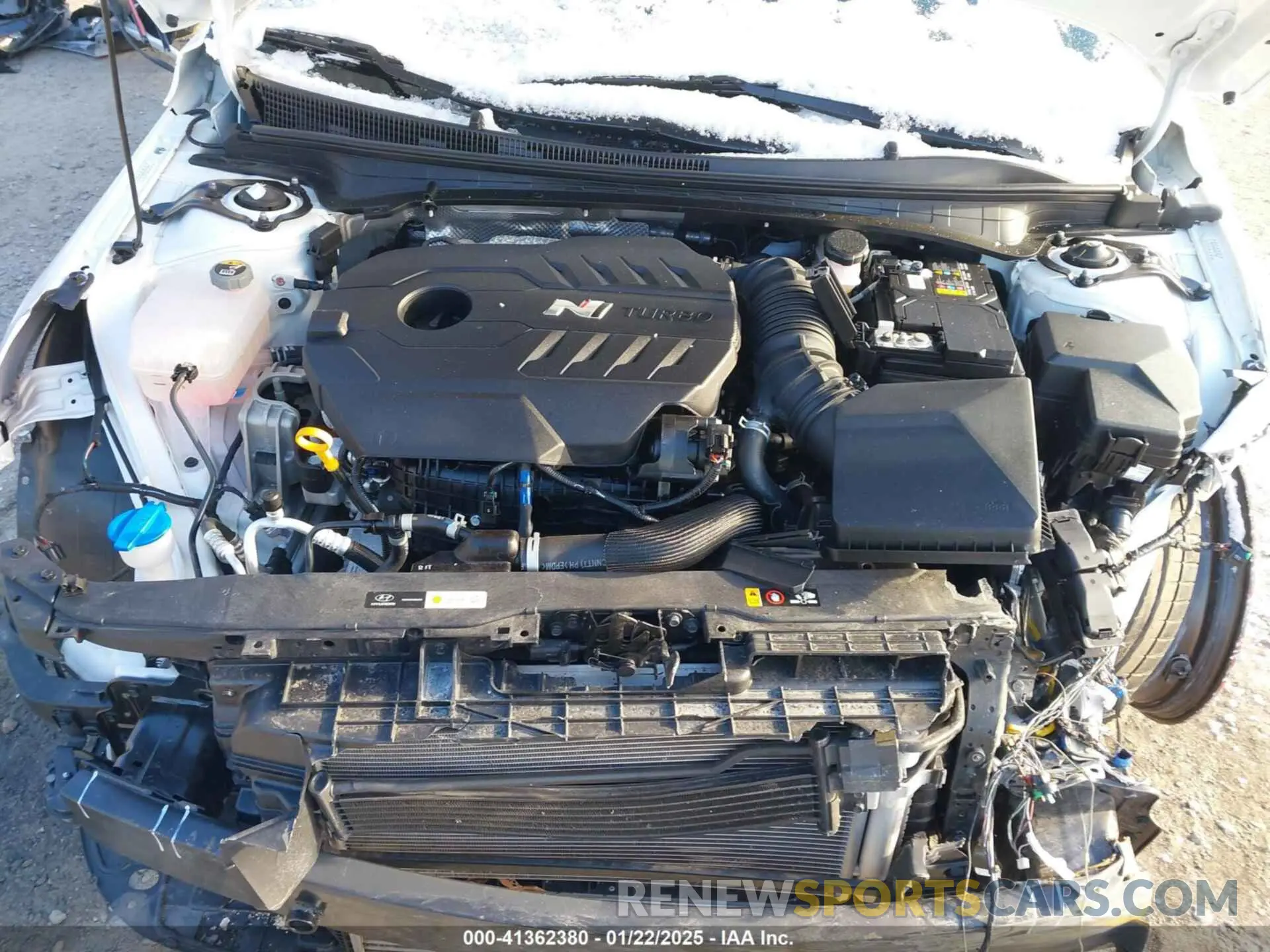 10 fotografías del automóvil dañado KMHLW4AK6PU011540 HYUNDAI ELANTRA N 2023