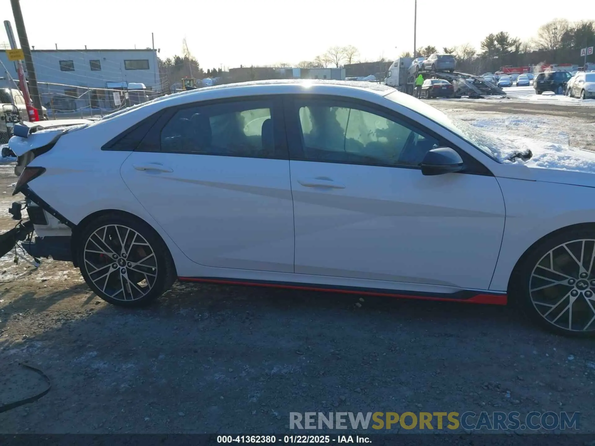 13 fotografías del automóvil dañado KMHLW4AK6PU011540 HYUNDAI ELANTRA N 2023