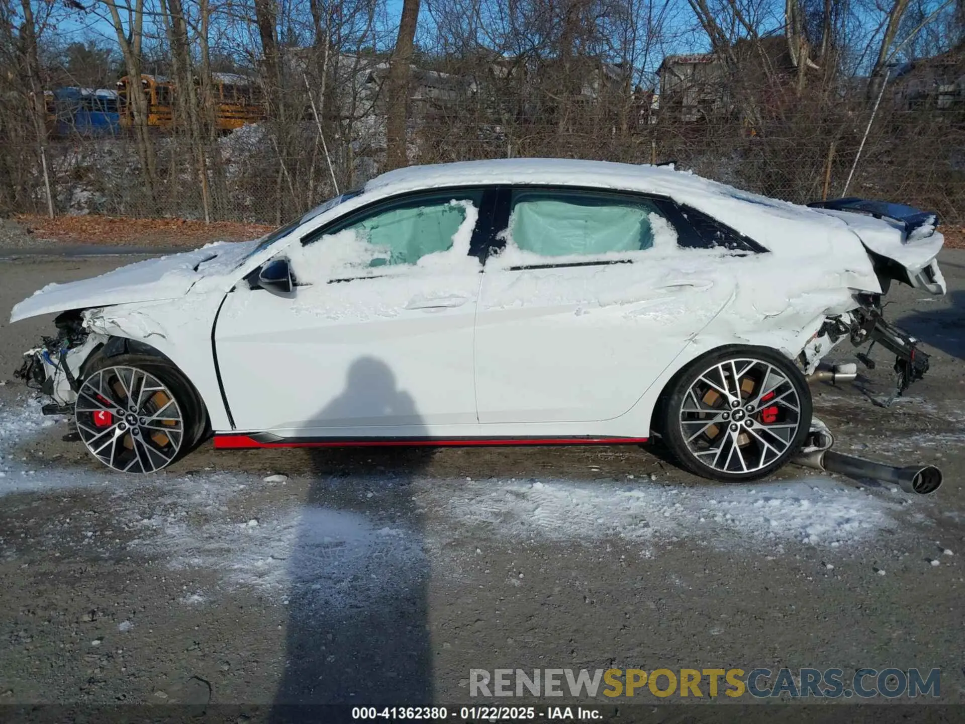 14 fotografías del automóvil dañado KMHLW4AK6PU011540 HYUNDAI ELANTRA N 2023