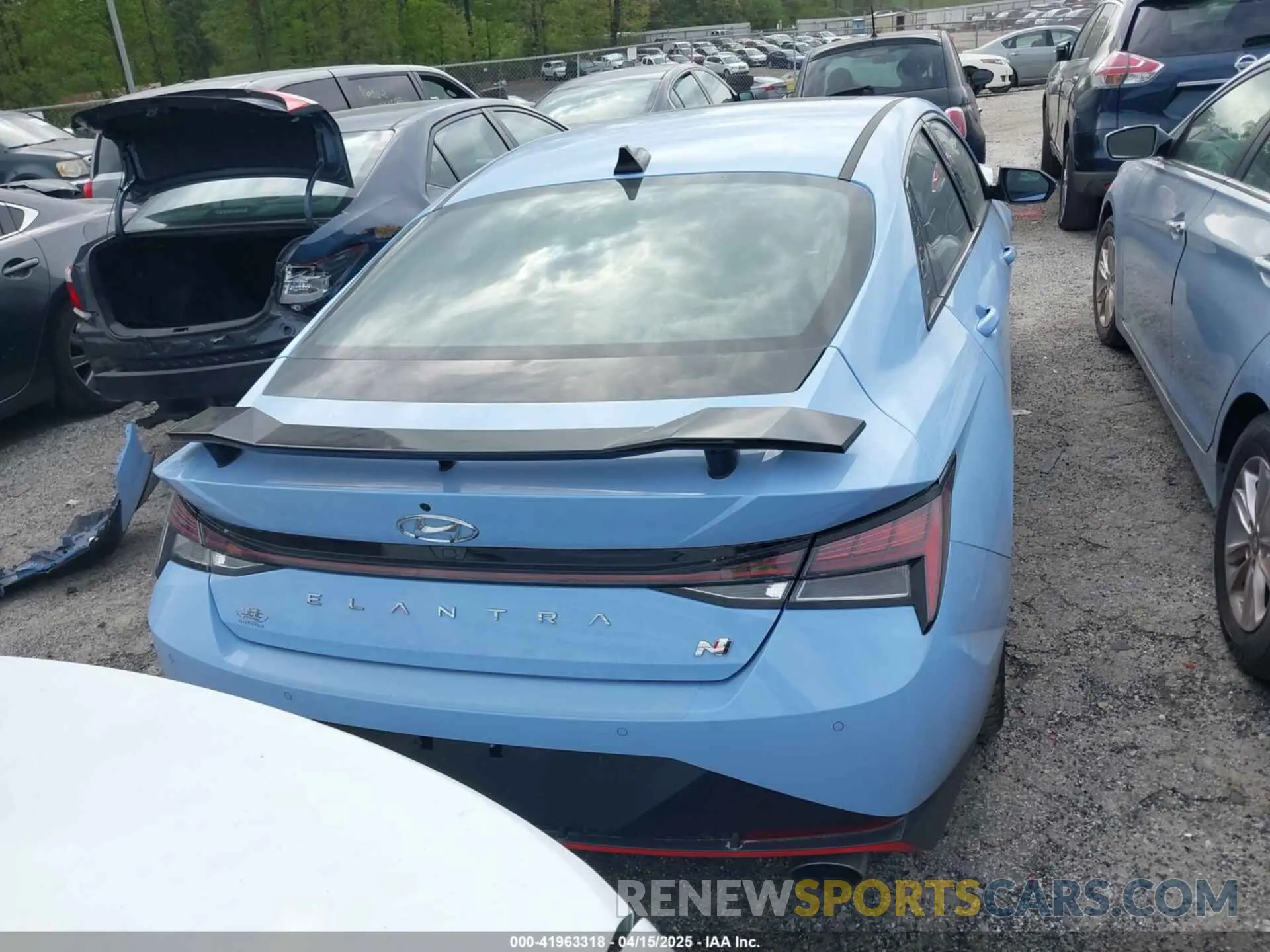 15 fotografías del automóvil dañado KMHLW4AK6PU015054 HYUNDAI ELANTRA N 2023